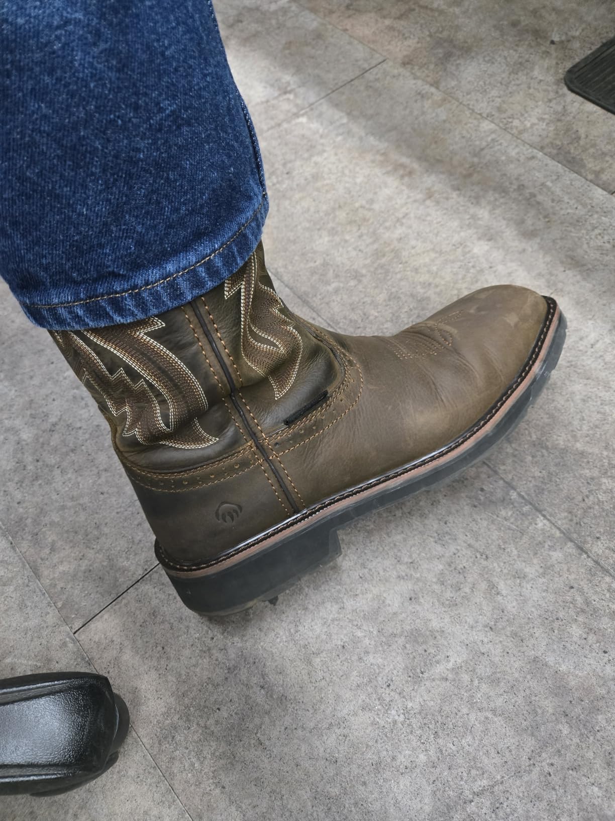 Wolverine Men's Wolverine Men’s Rancher Steel Toe 10in Work Boot customer photo 1