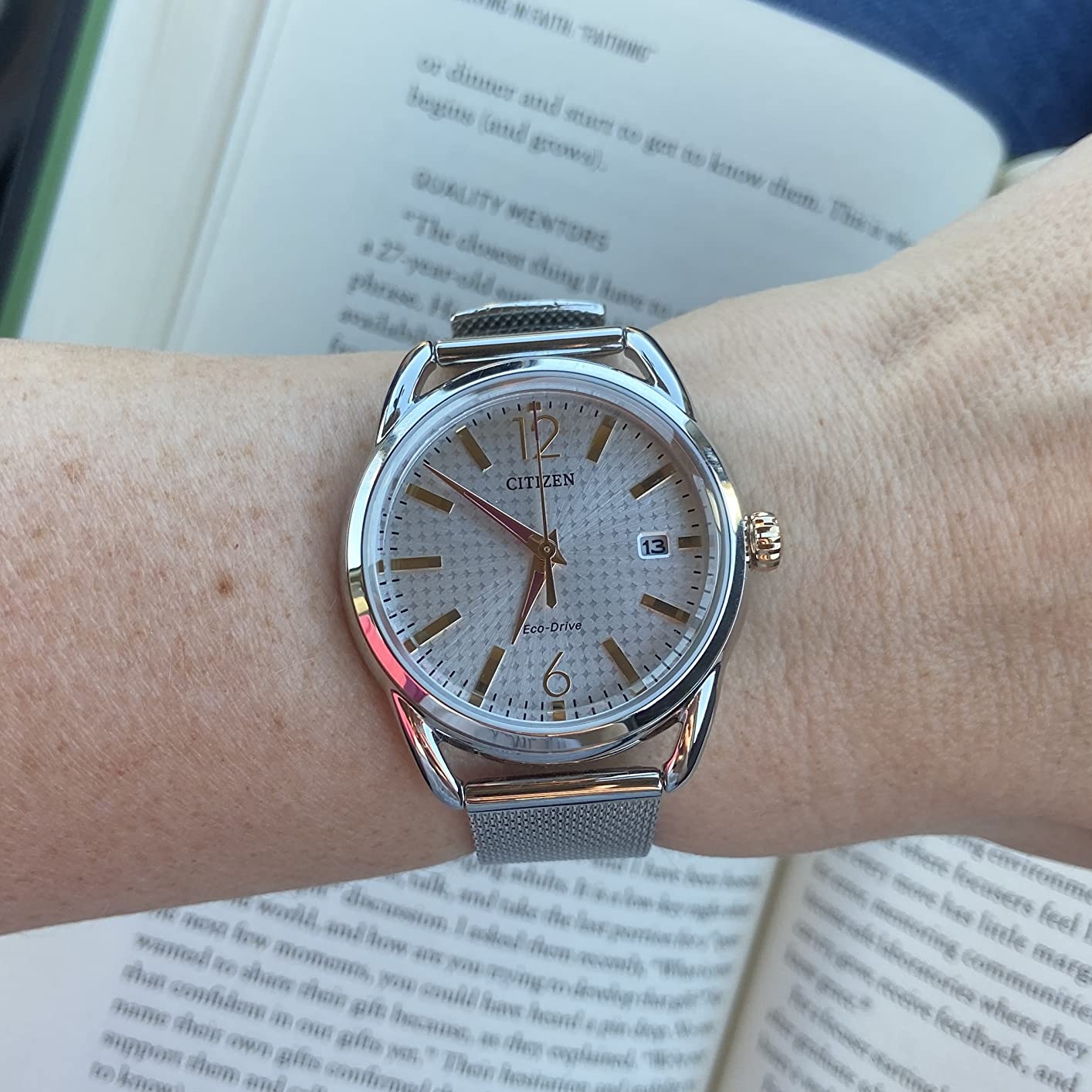 Citizen Eco-Drive Casual Womens Watch, Stainless Steel customer photo 2