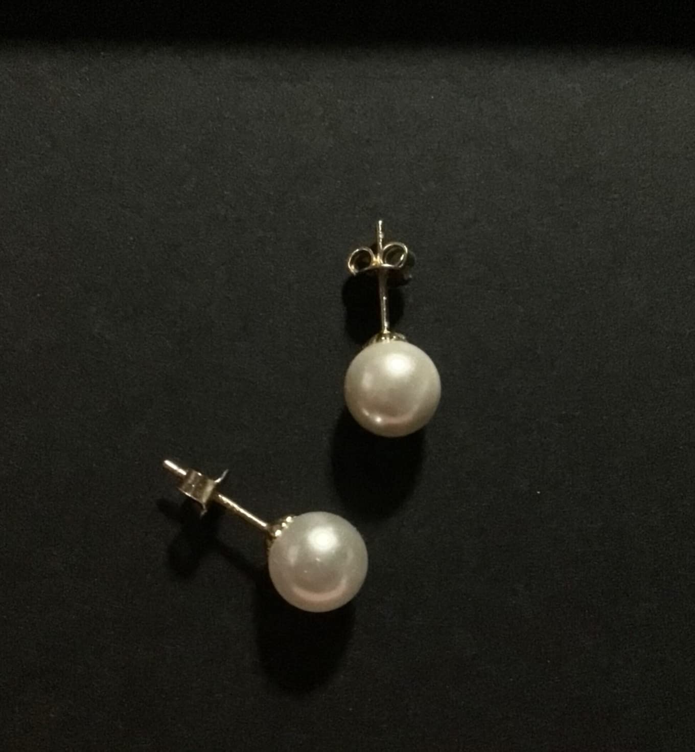 PAVOI 925 Sterling Silver Shell Pearl Earrings for Women, 14K Gold Plated customer photo 2