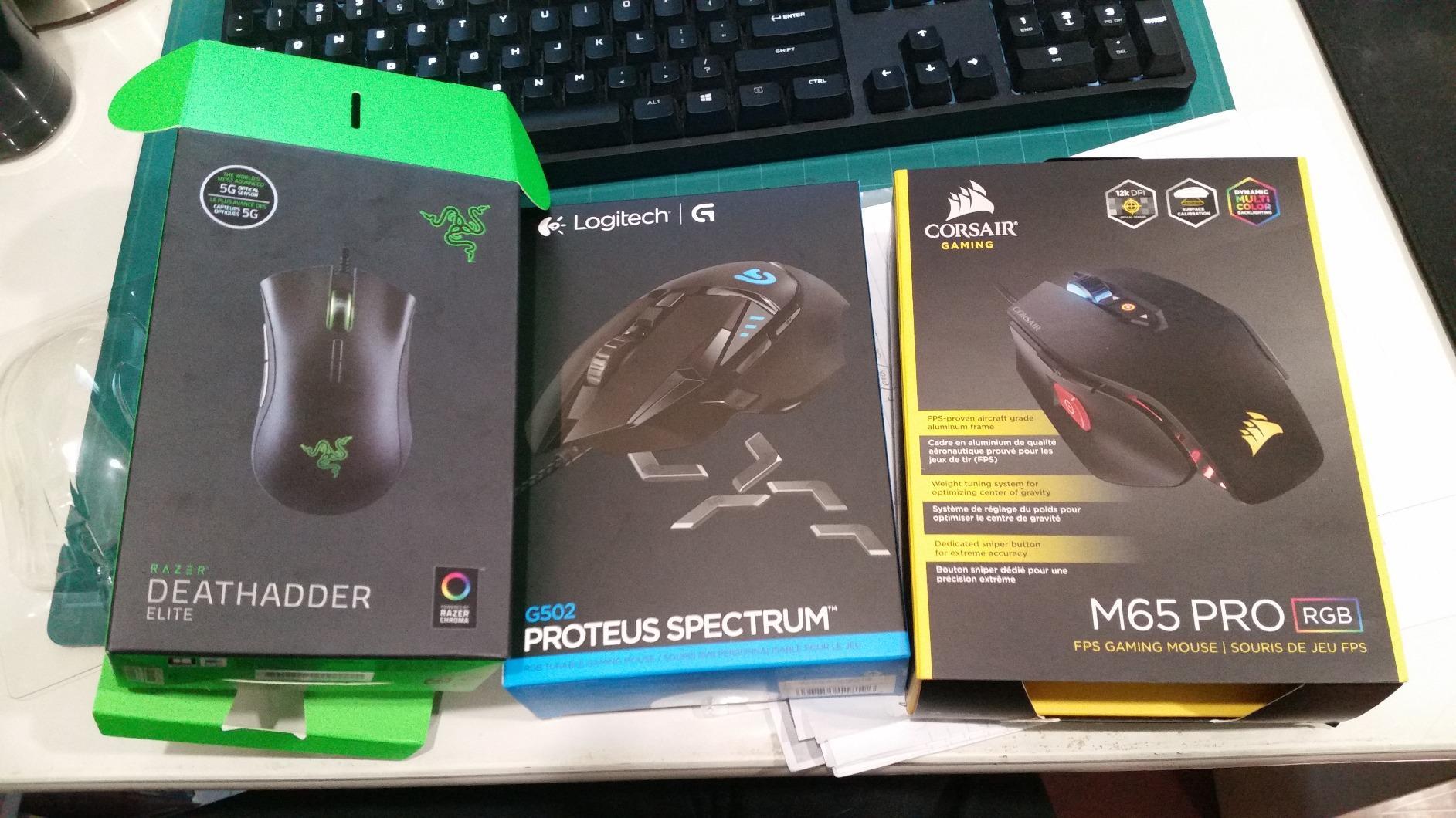 Razer DeathAdder Elite Gaming Mouse: 16,000 DPI Optical Sensor - Chroma RGB Lighting - 7 Programmable Buttons - Mechanical Switches - Rubber Side Grips - Matte Black customer photo 2