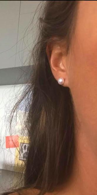 PAVOI 14K Gold AAA+ Handpicked Freshwater Cultured Pearl Earrings Studs customer photo 1