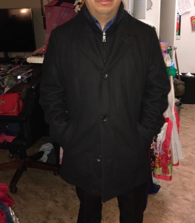 Nautica Men's Wool Blend Peacoat – Double-Breasted Winter Coat, Regular, Big & Tall Sizes customer photo 1