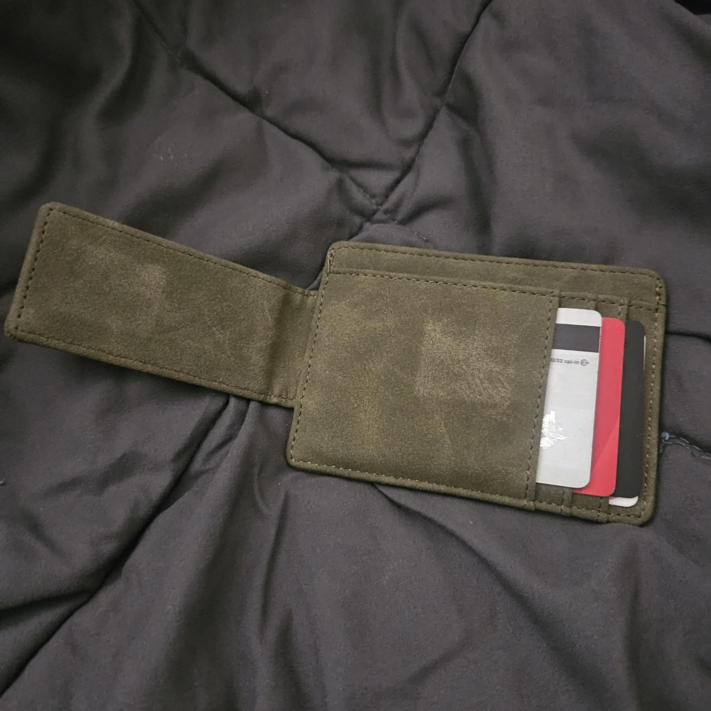 Toughergun Slim Wallet for Men RFID Blocking Money Clip, Minimalist Front Pocket Credit Card Holder, Magnetic Thin Mens Wallets with ID Window customer photo 2