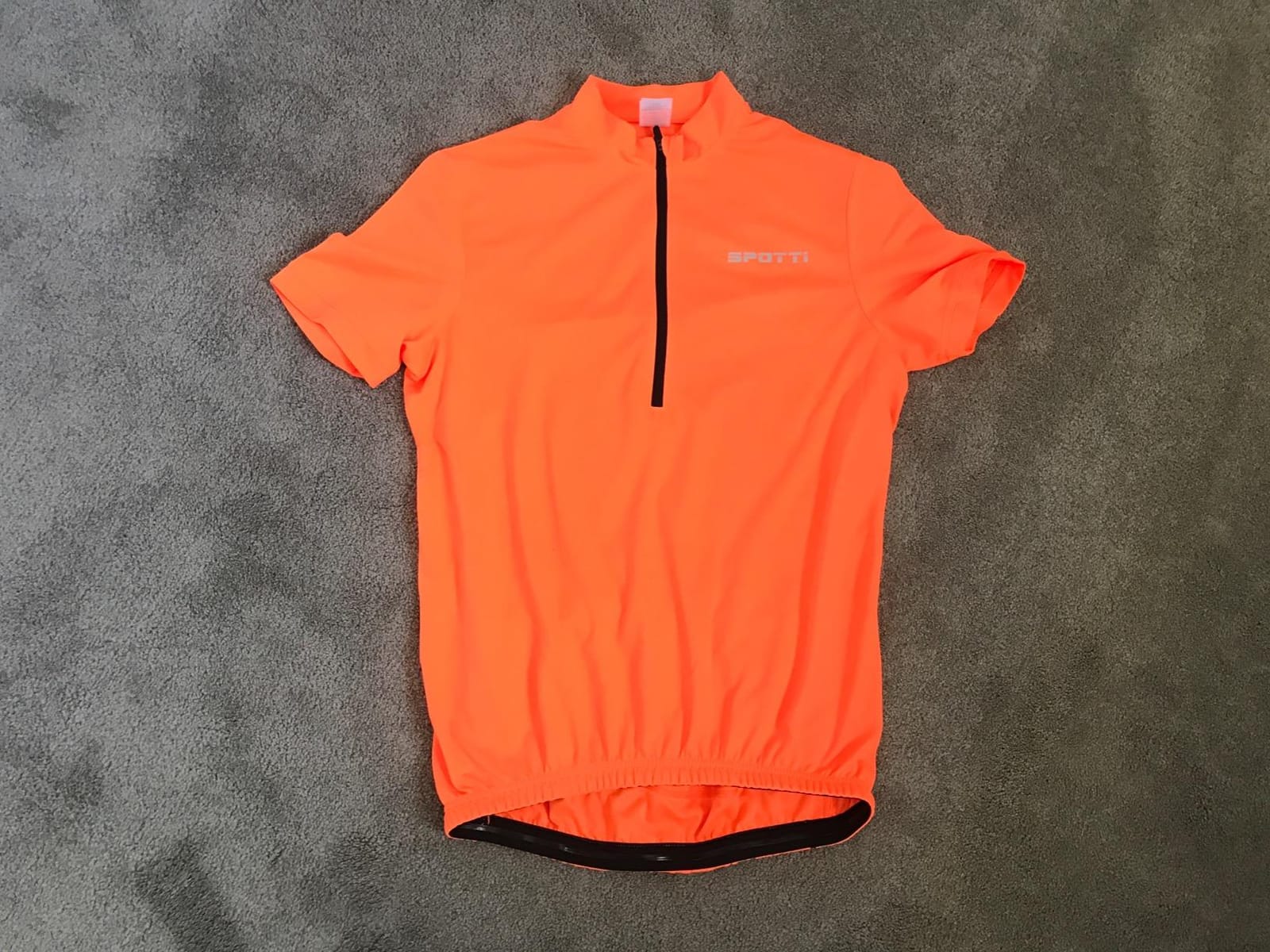 Spotti Men's Cycling Jersey Short Sleeve Half-Zip Bike Shirt, 4 Pockets customer photo 2