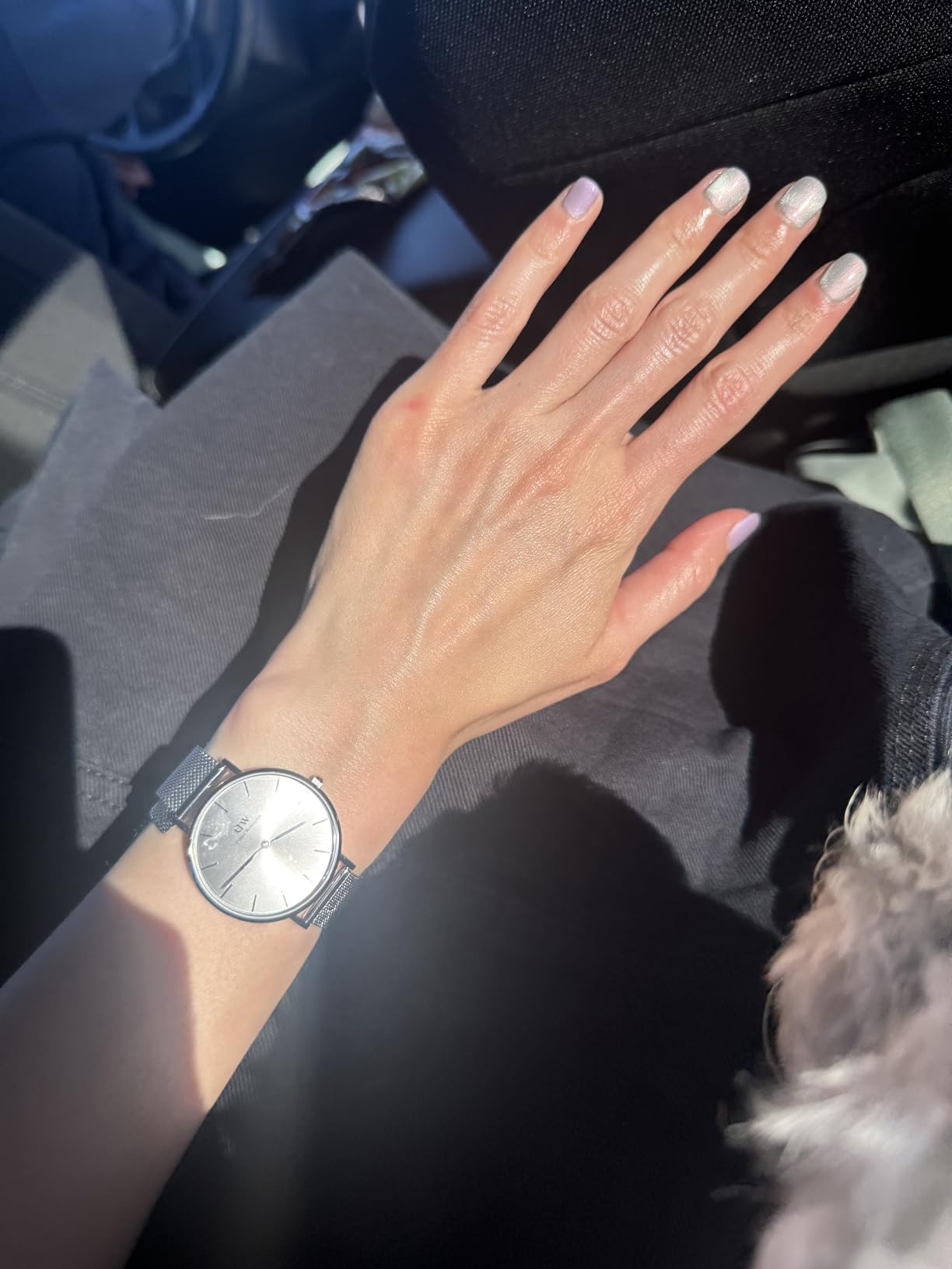 Daniel Wellington Petite Sterling Unisex Watch – Japanese Quartz Movement, Stainless Steel Mesh Strap, Water Resistant, Analog Watch for Women & Men customer photo 2