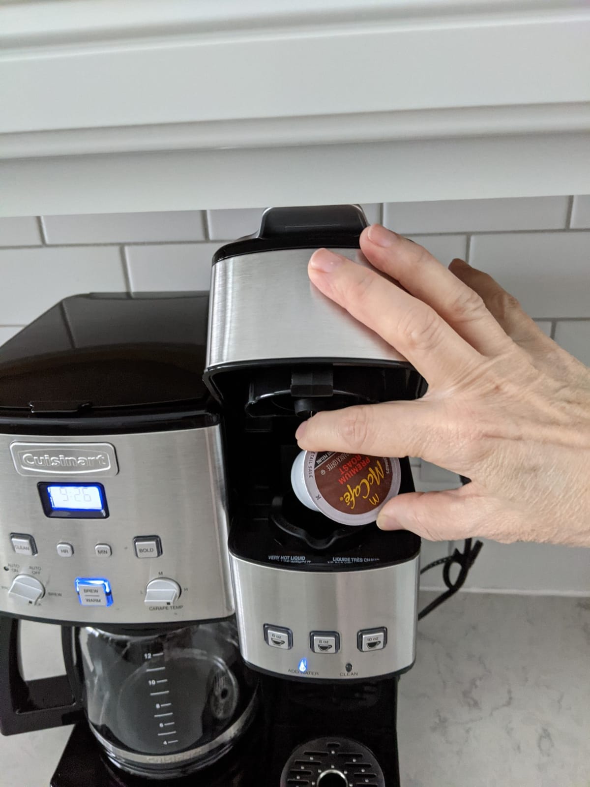 Cuisinart Coffee Maker,12 Cup with 3 Single-Size Brewers, 6, 8, 12 oz, Black/Stainless Steel, SS-15BKSP1 customer photo 1