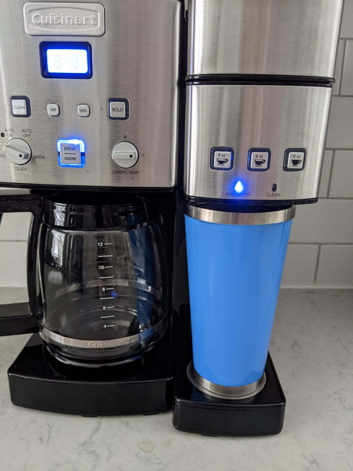 Cuisinart Coffee Maker,12 Cup with 3 Single-Size Brewers, 6, 8, 12 oz, Black/Stainless Steel, SS-15BKSP1 customer photo 2