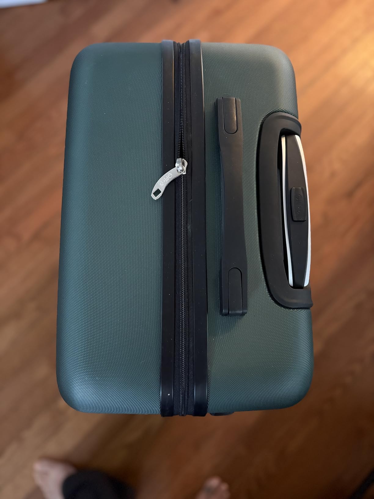 Coolife Luggage Set, 3 Piece Lightweight Durable Hardshell, Silver customer photo 2