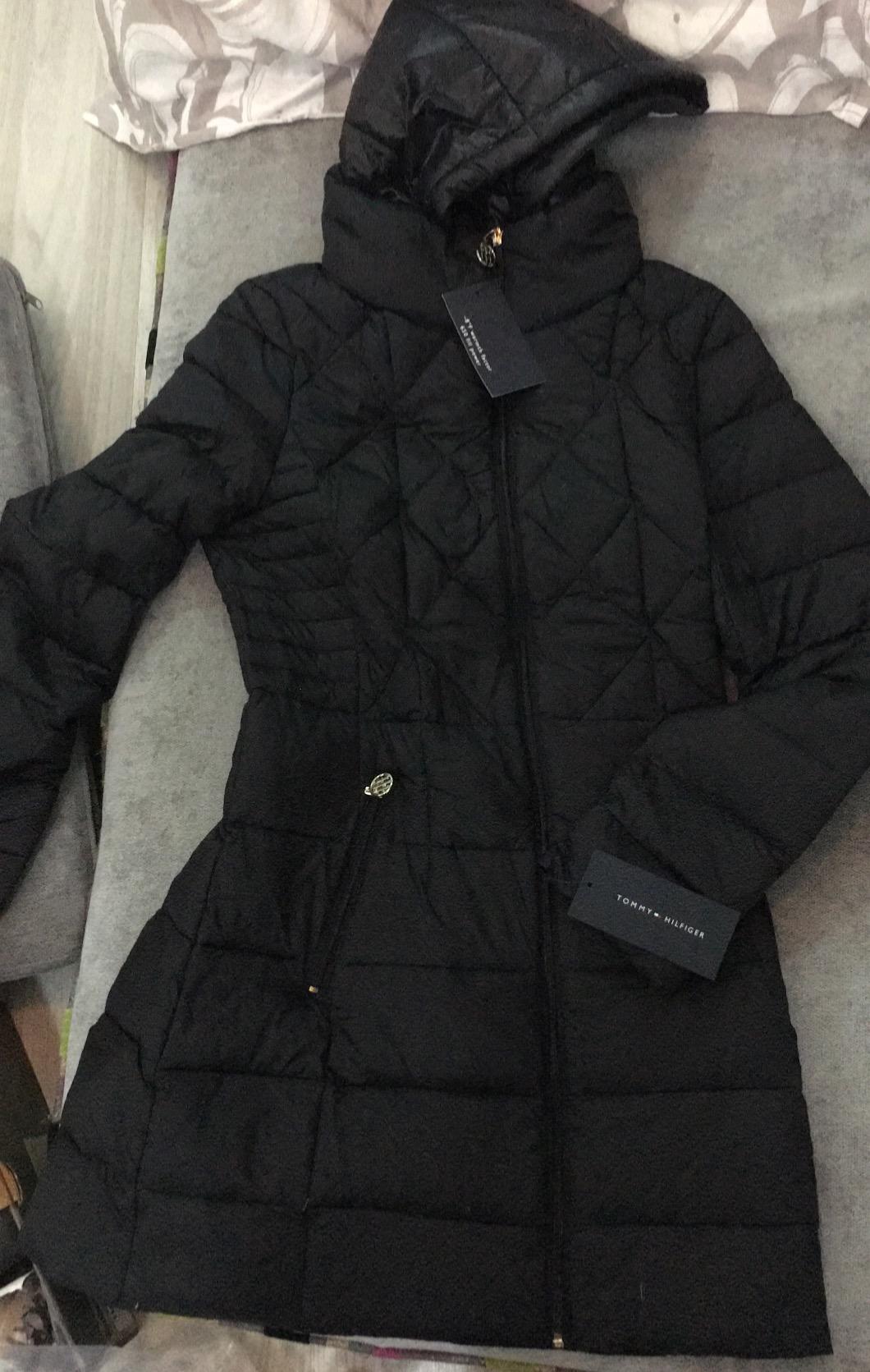 Tommy Hilfiger Women's Long Down Puffer Jacket customer photo 2