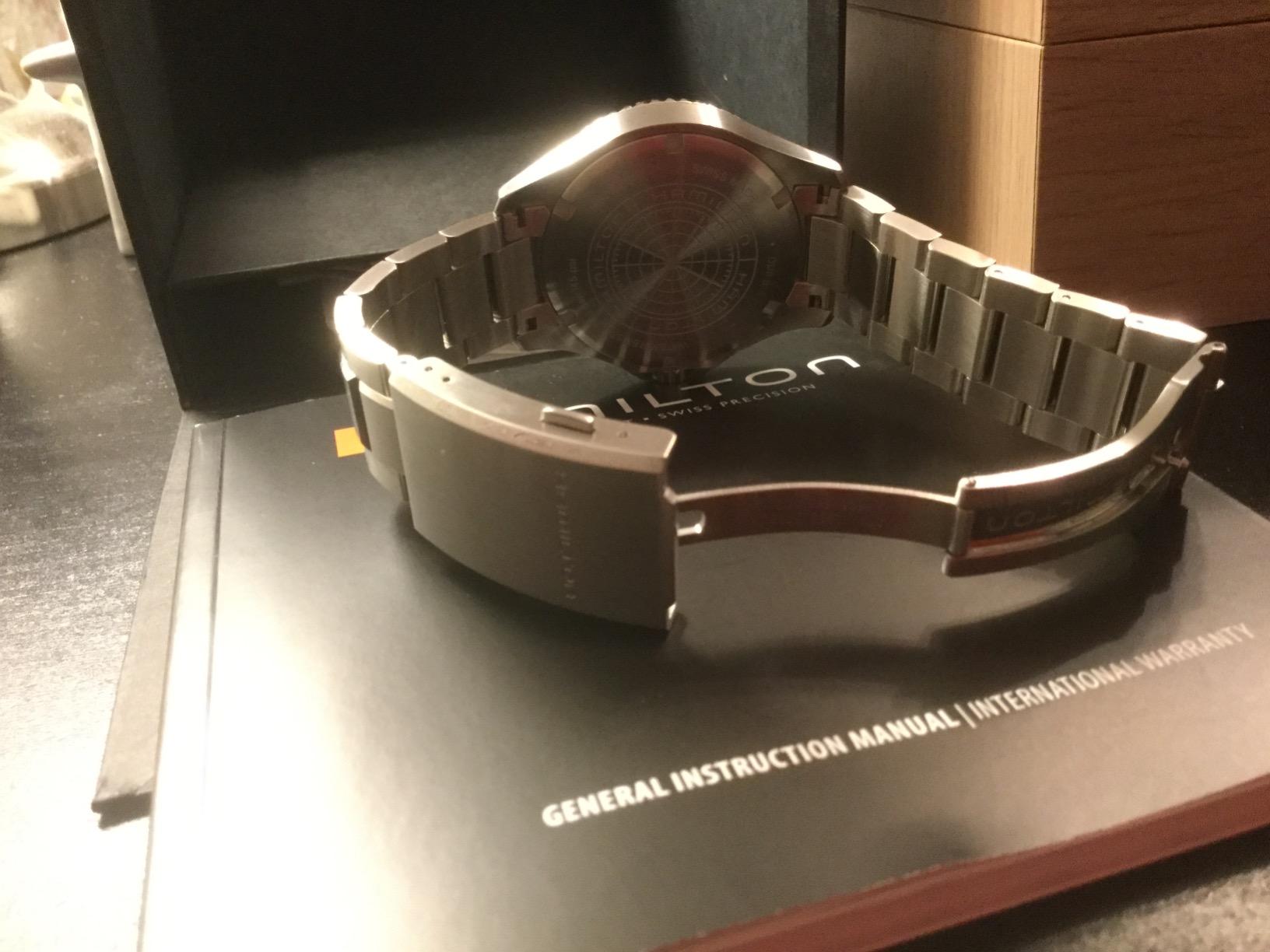 Hamilton Khaki Navy Automatic Men's Watch, 40mm Stainless Steel Case customer photo 2