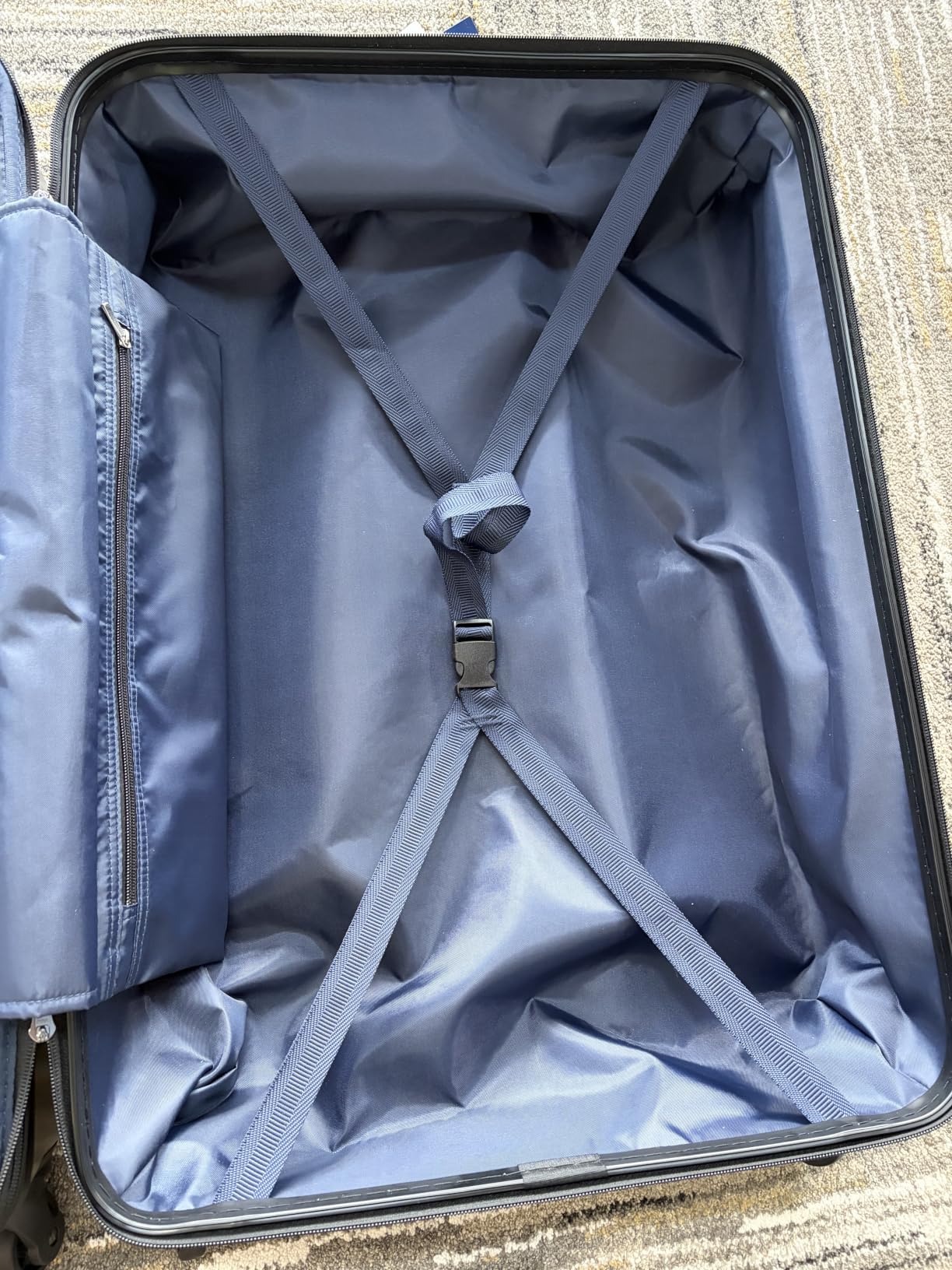 Coolife Large Checked Luggage Hardside Suitcase with Spinner Wheels, 28in customer photo 1