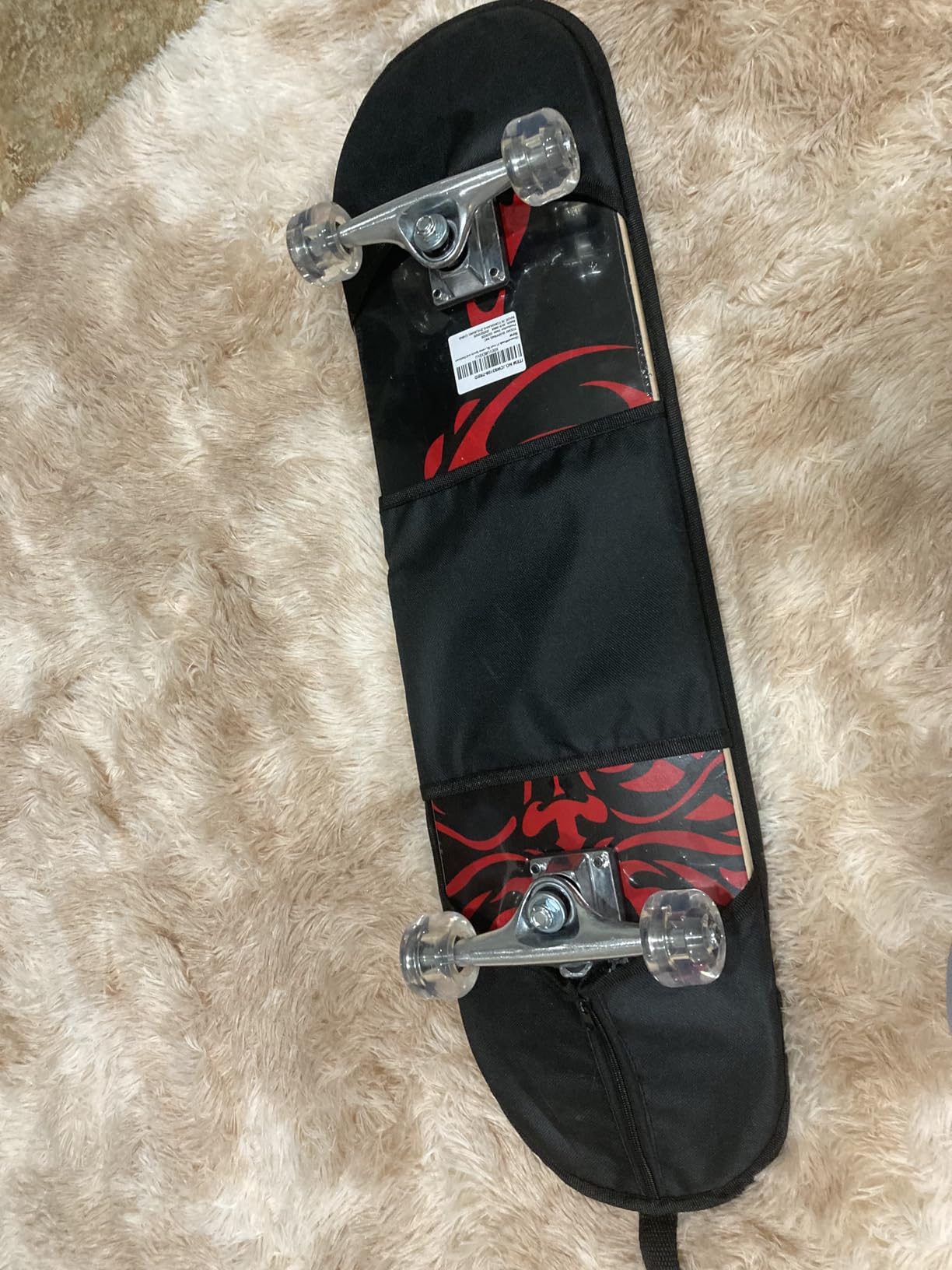 ChromeWheels 31 inch Skateboard Double Kick Skate Board Cruiser Longboard 8 Layer Maple Deck Skateboards for Kids and Beginners customer photo 1
