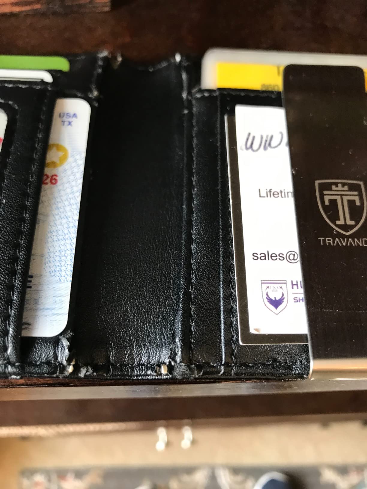 TRAVANDO Mens Wallet with Money Clip AUSTIN RFID Blocking Bifold Credit Card Holder for Men with Gift Box customer photo 2