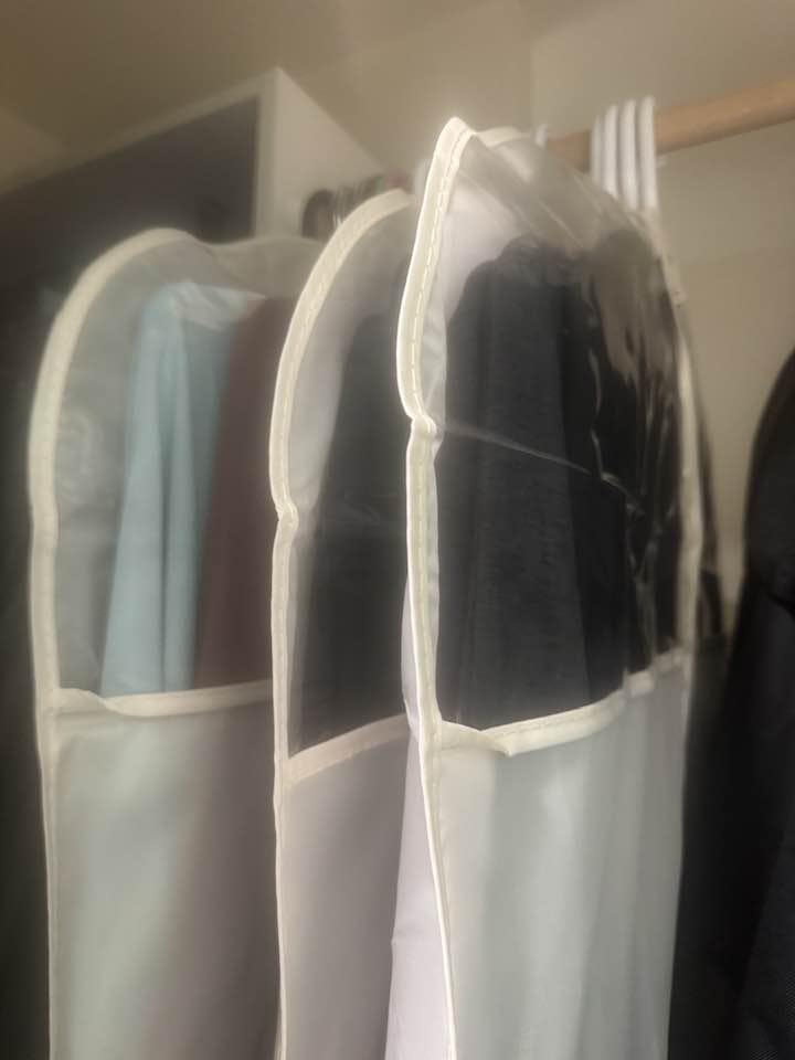 Univivi Garment Bag Suit Bag for Storage and Travel, 43 Inch, Set of 5 customer photo 2