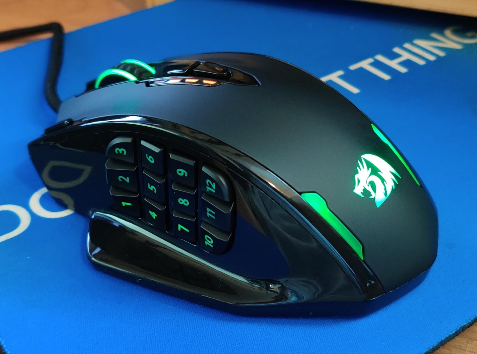Redragon M908 Wired MMO RGB Gaming Mouse 12400 DPI Remapping Keys customer photo 1