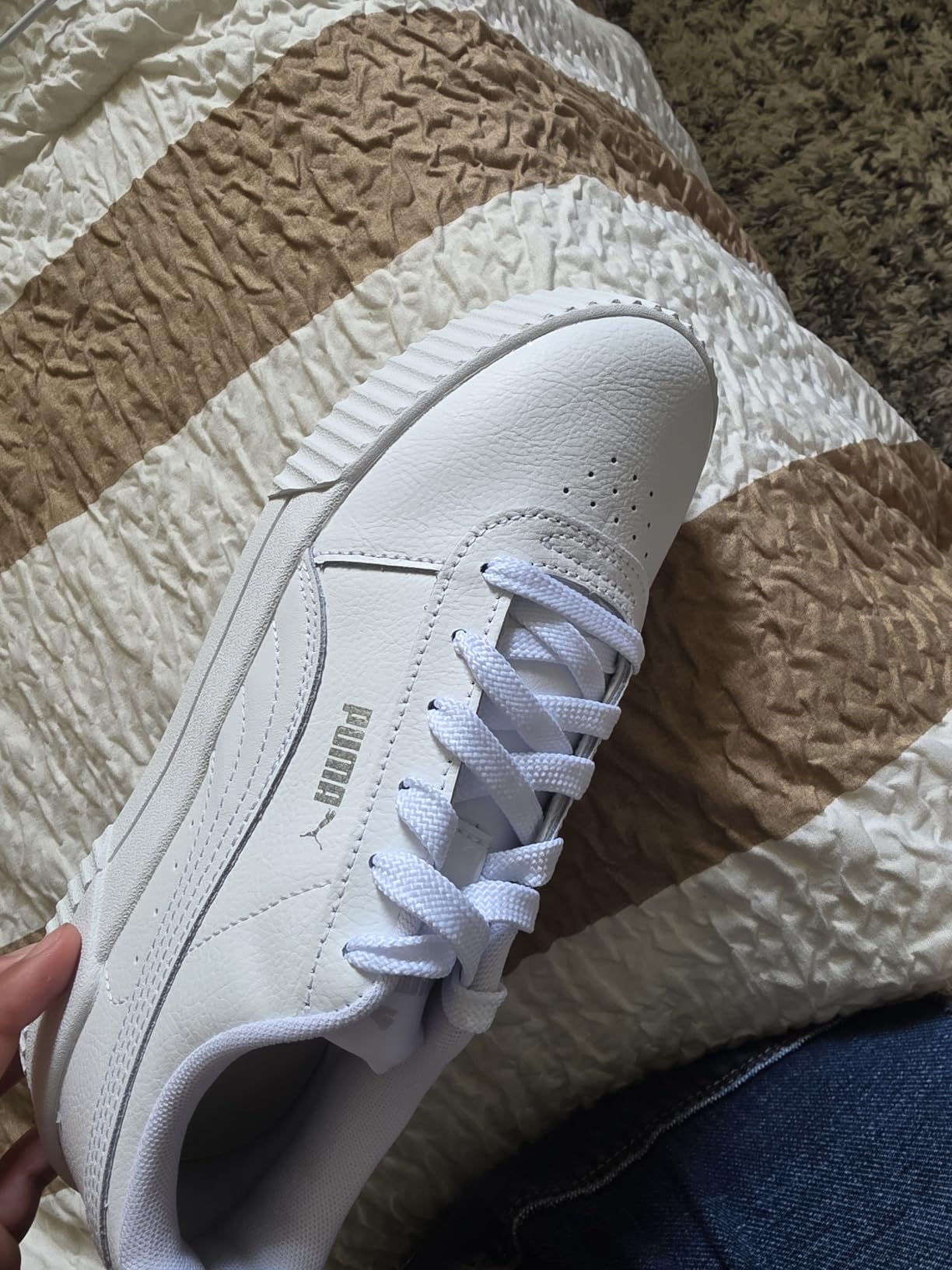PUMA Women's Carina Leather Sneaker customer photo 2