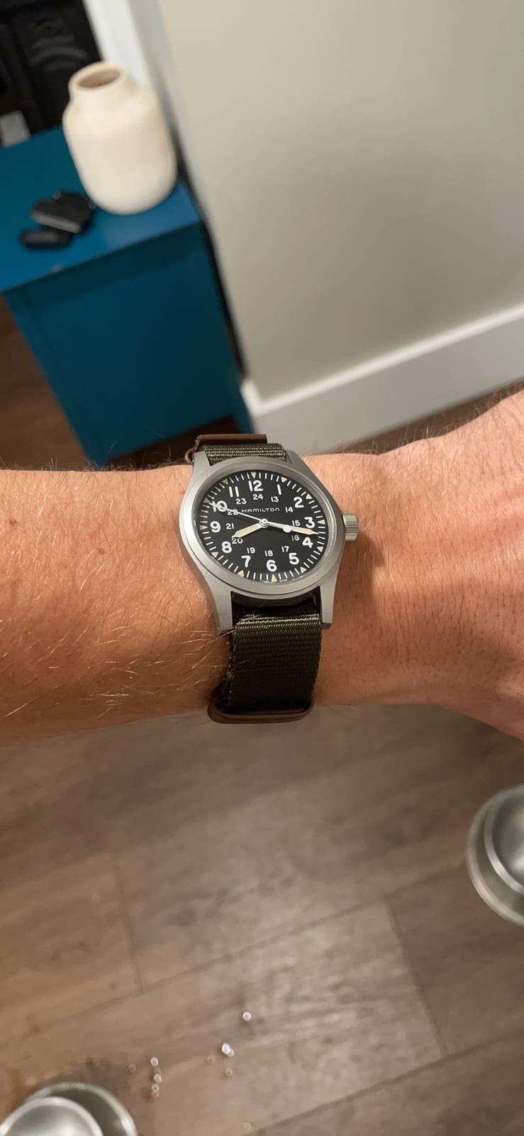 Hamilton Khaki Field Mechanical Men's Watch, 38mm Stainless Steel Case customer photo 2