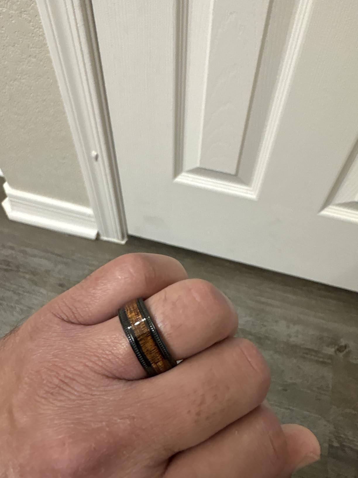 King Will Titanium Wedding Band for Men Size 6-14 customer photo 1