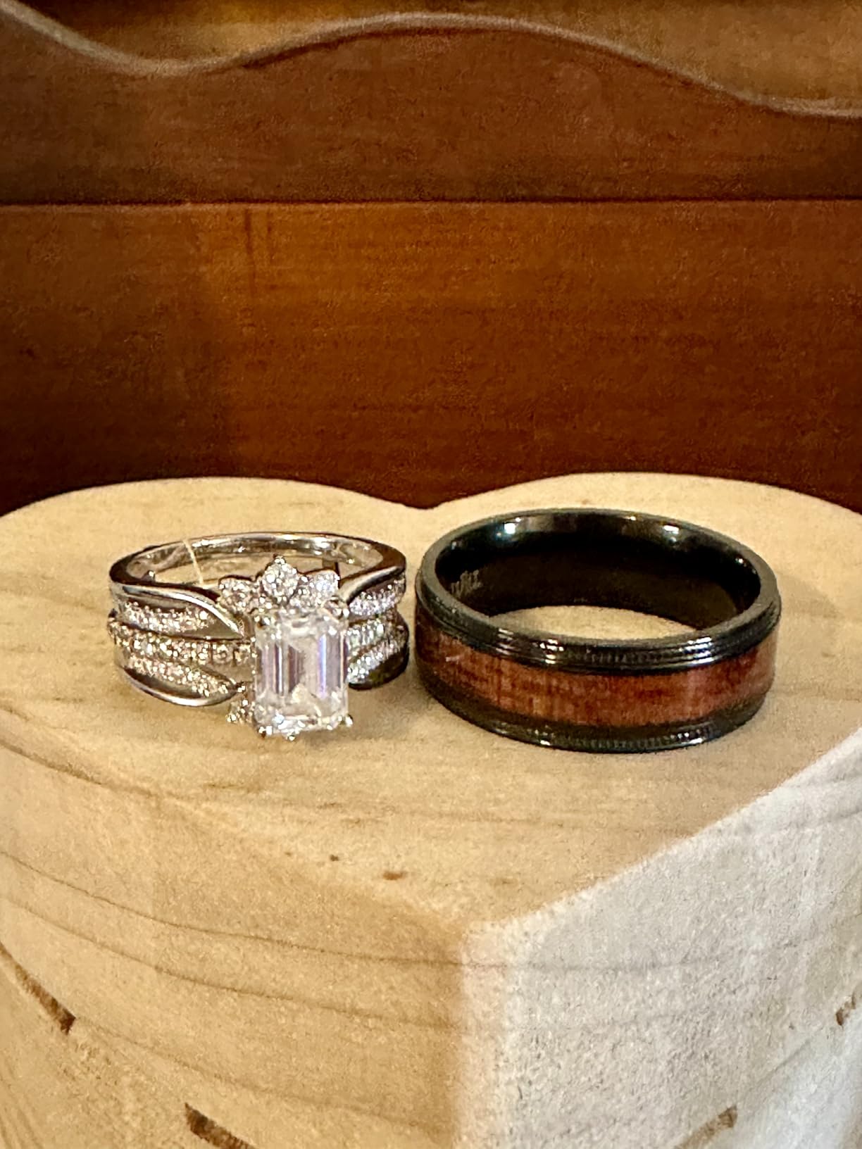 King Will Titanium Wedding Band for Men Size 6-14 customer photo 2