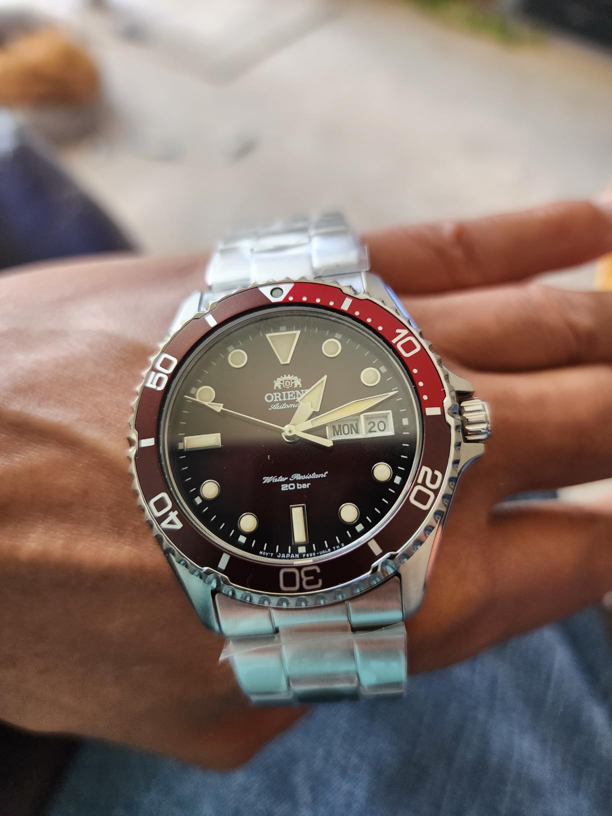Orient Kamasu/Mako III Men's Automatic Manual Winding Sports Steel or Silicone Divers' Watch with Screw Crown and Sapphire Crystal customer photo 1