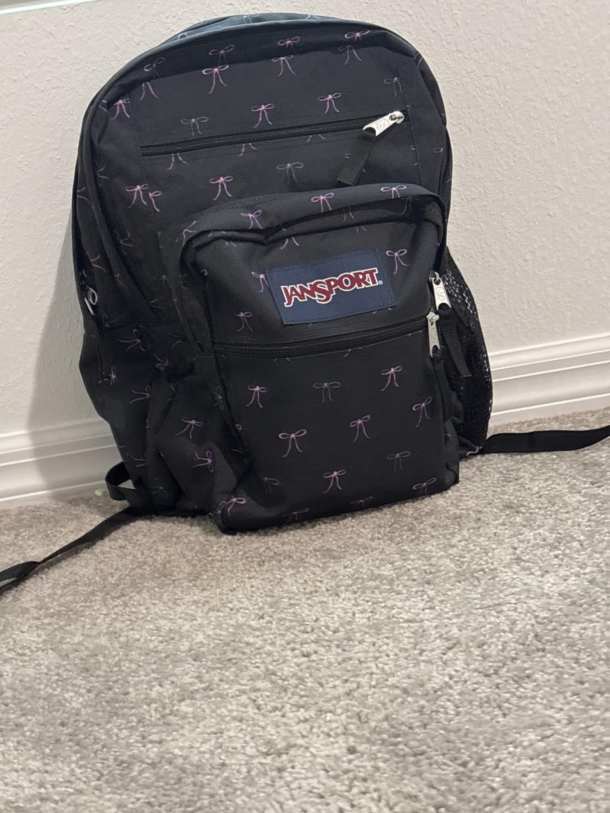 JanSport Laptop Backpack - Computer Bag with 2 Compartments, Ergonomic Shoulder Straps, 15” Laptop Sleeve, Haul Handle - Black customer photo 2
