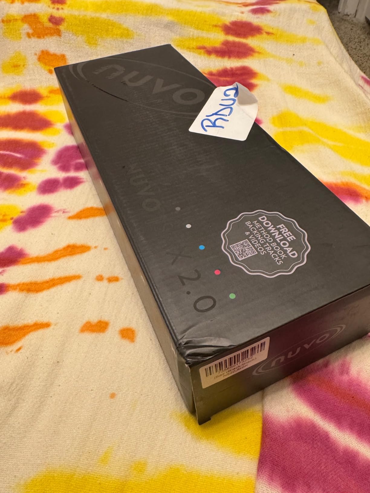 Nuvo jSax Beginner Saxophone, Black/Blue) customer photo 2