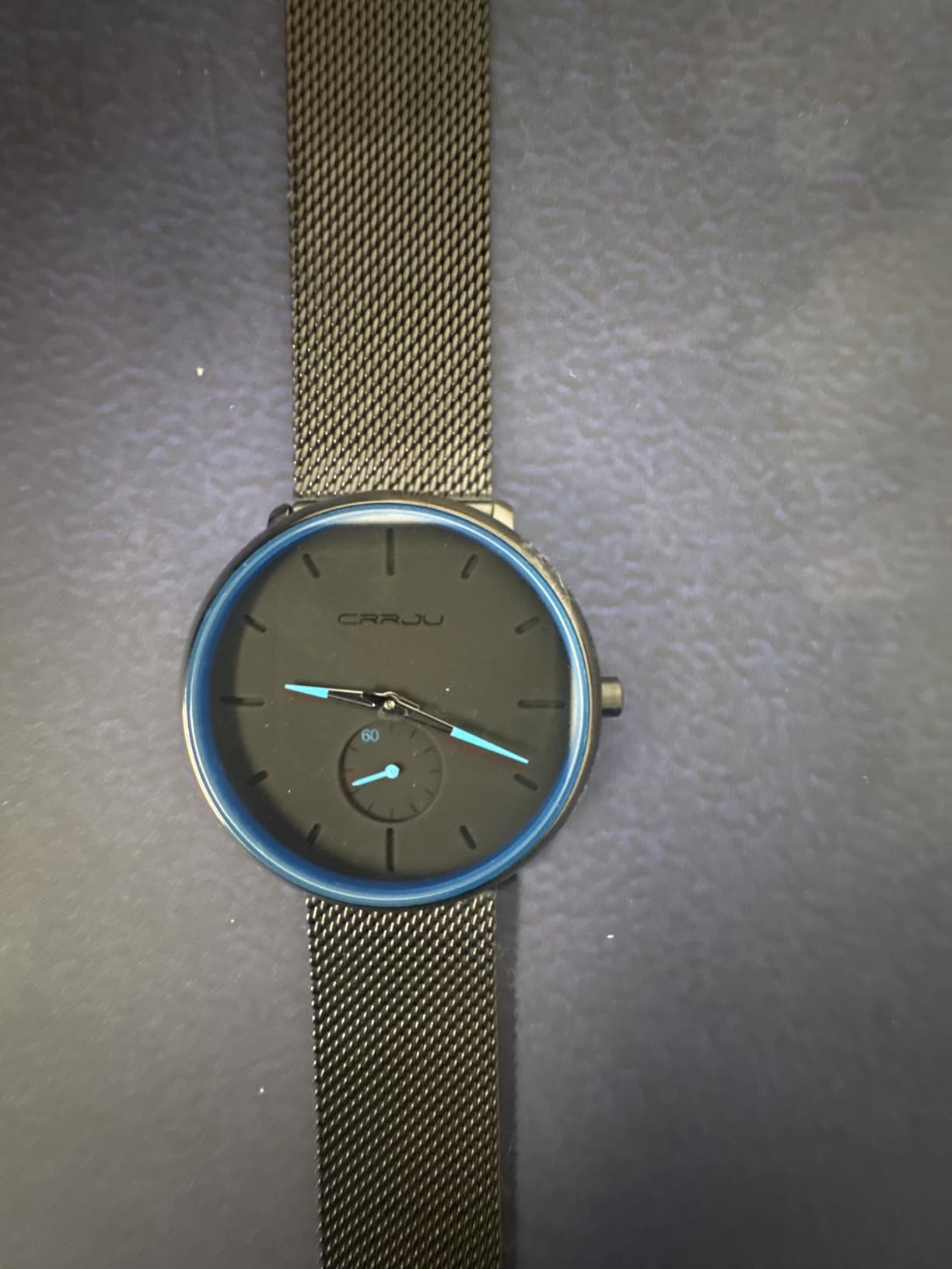 Mens Watches Ultra-Thin Minimalist Waterproof - Fashion Wrist Watch for Men Unisex Dress with Stainless Steel Mesh Band customer photo 2