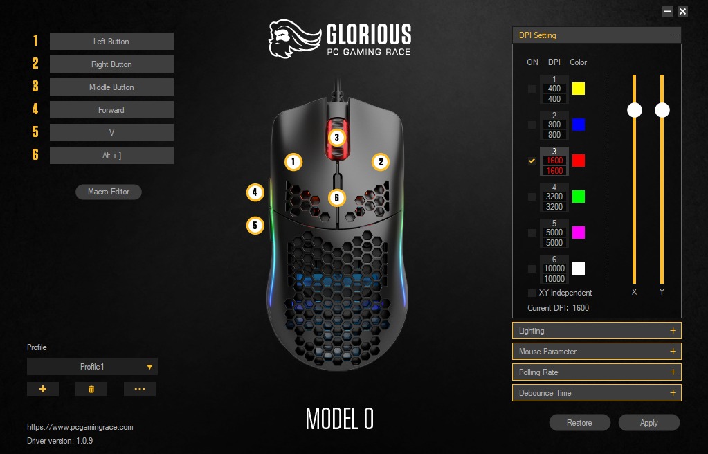 Glorious Model O Wired Gaming Mouse 67g Superlight Honeycomb Design, RGB, Pixart 3360 Sensor, Omron Switches, Ambidextrous - Matte White customer photo 1