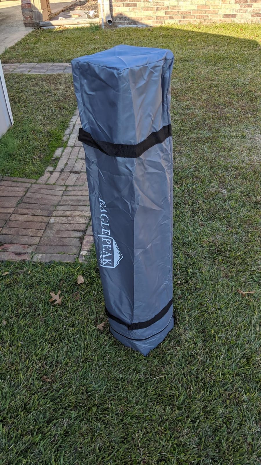 EAGLE PEAK 10x10 Slant Leg Pop Up Canopy Tent, White customer photo 1