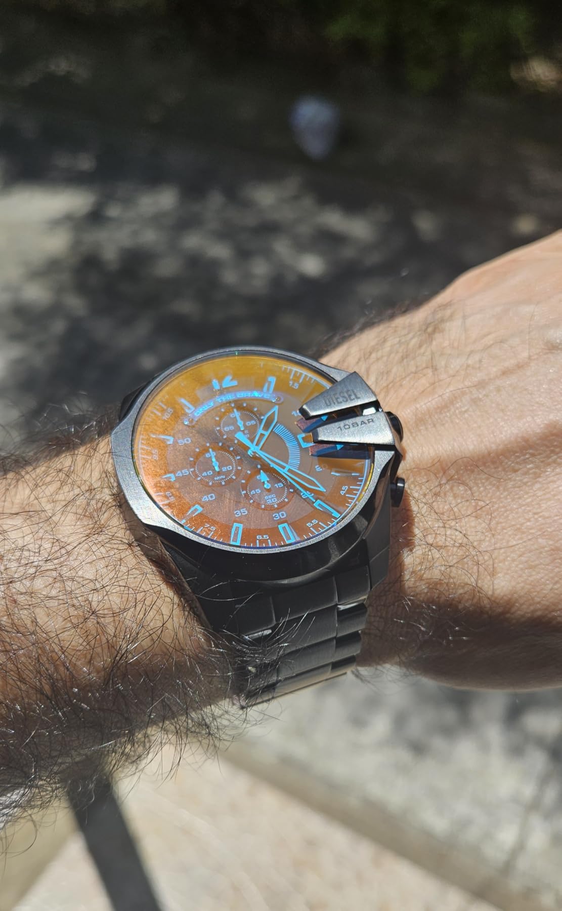 Diesel Mega Chief Watch for Men, Chronograph Men's Watch customer photo 1