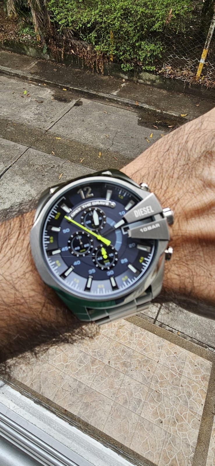 Diesel Mega Chief Watch for Men, Chronograph Men's Watch customer photo 2
