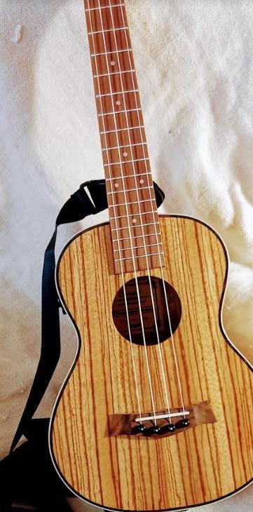 Caramel 26inch CT103 Zebrawood High Gloss Tenor Electric Ukulele Professional Ukelele Kit Beginner Guitar Starter Bundle Strings, Padded Gig Bag, Strap customer photo 2