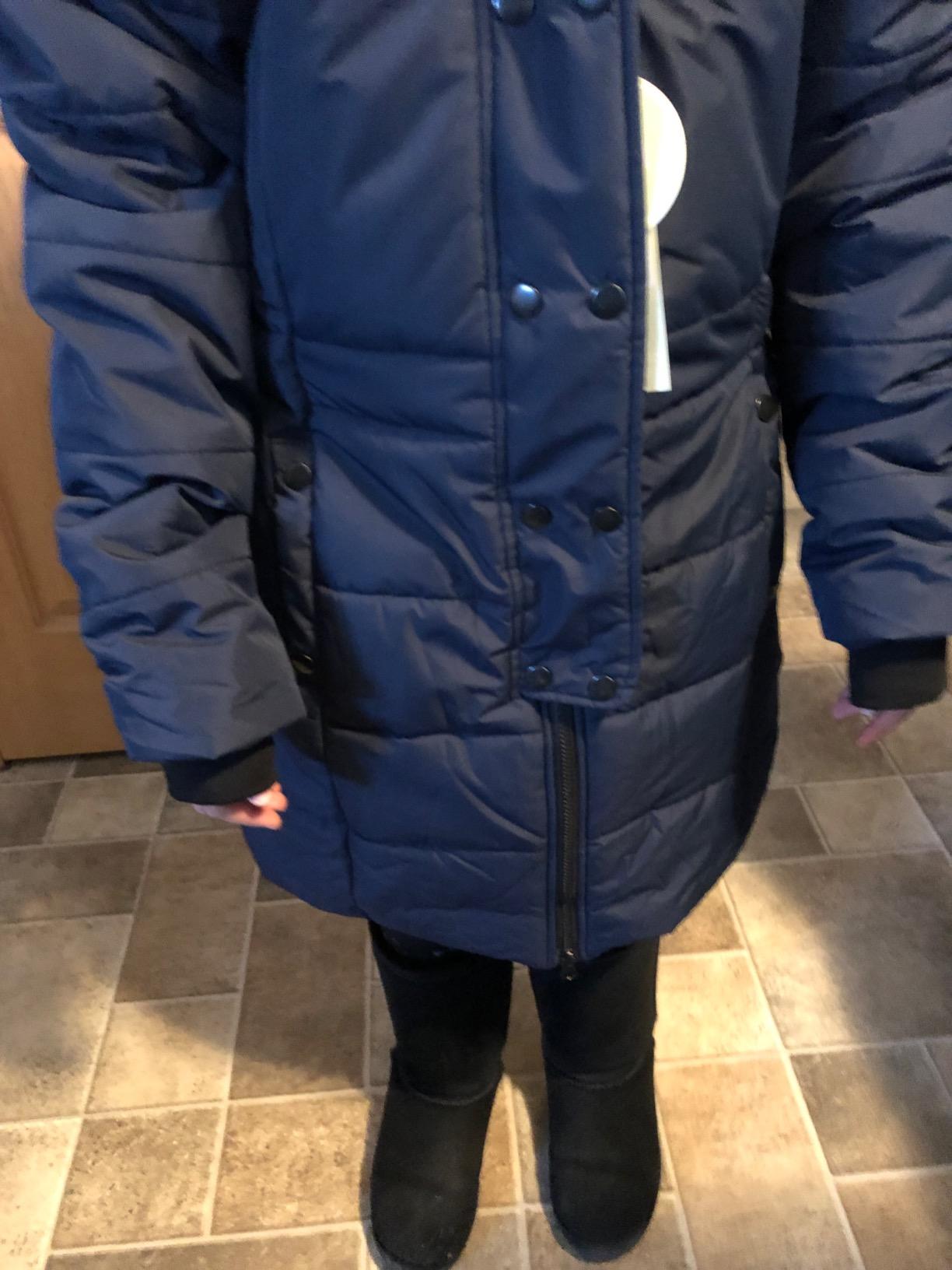 ZSHOW Girls' Long Winter Coat Waterproof Warm Puffer Jacket Hooded Parka customer photo 1