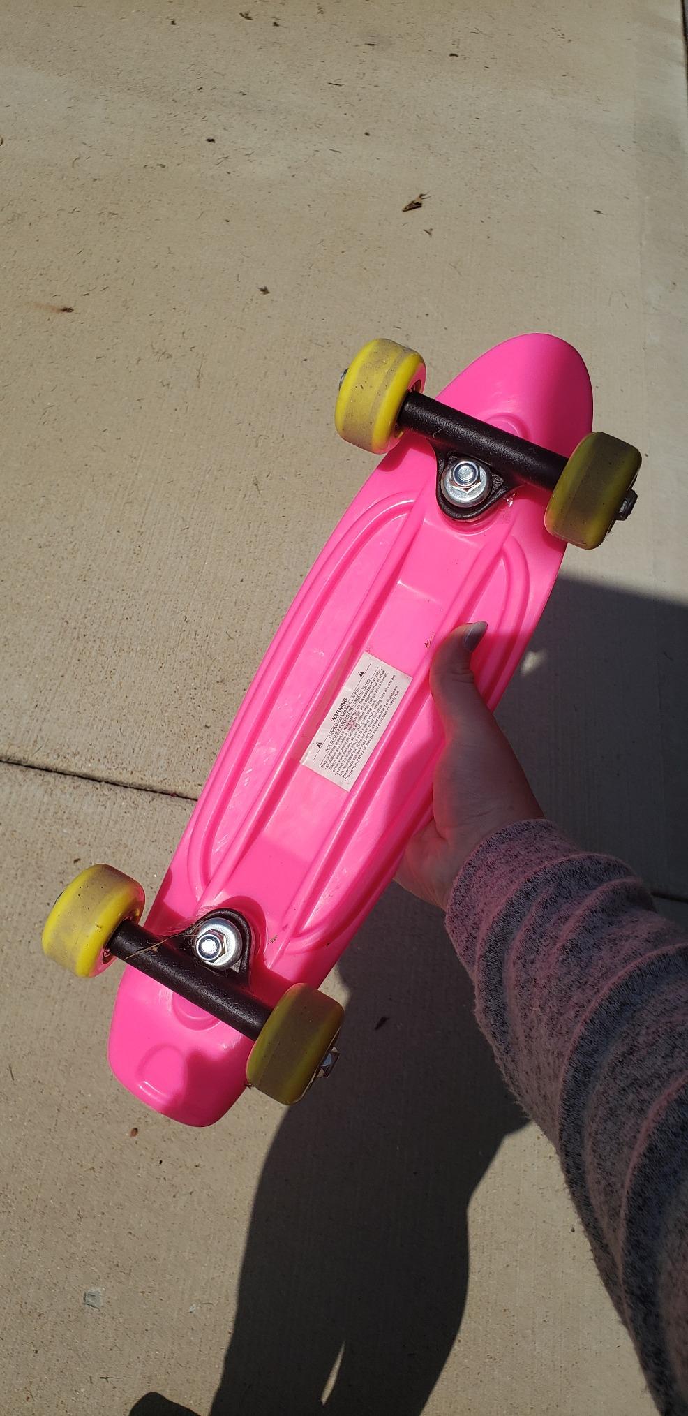 Mini Skateboard, Mini Cruiser Skateboard for Beginners customer photo 1
