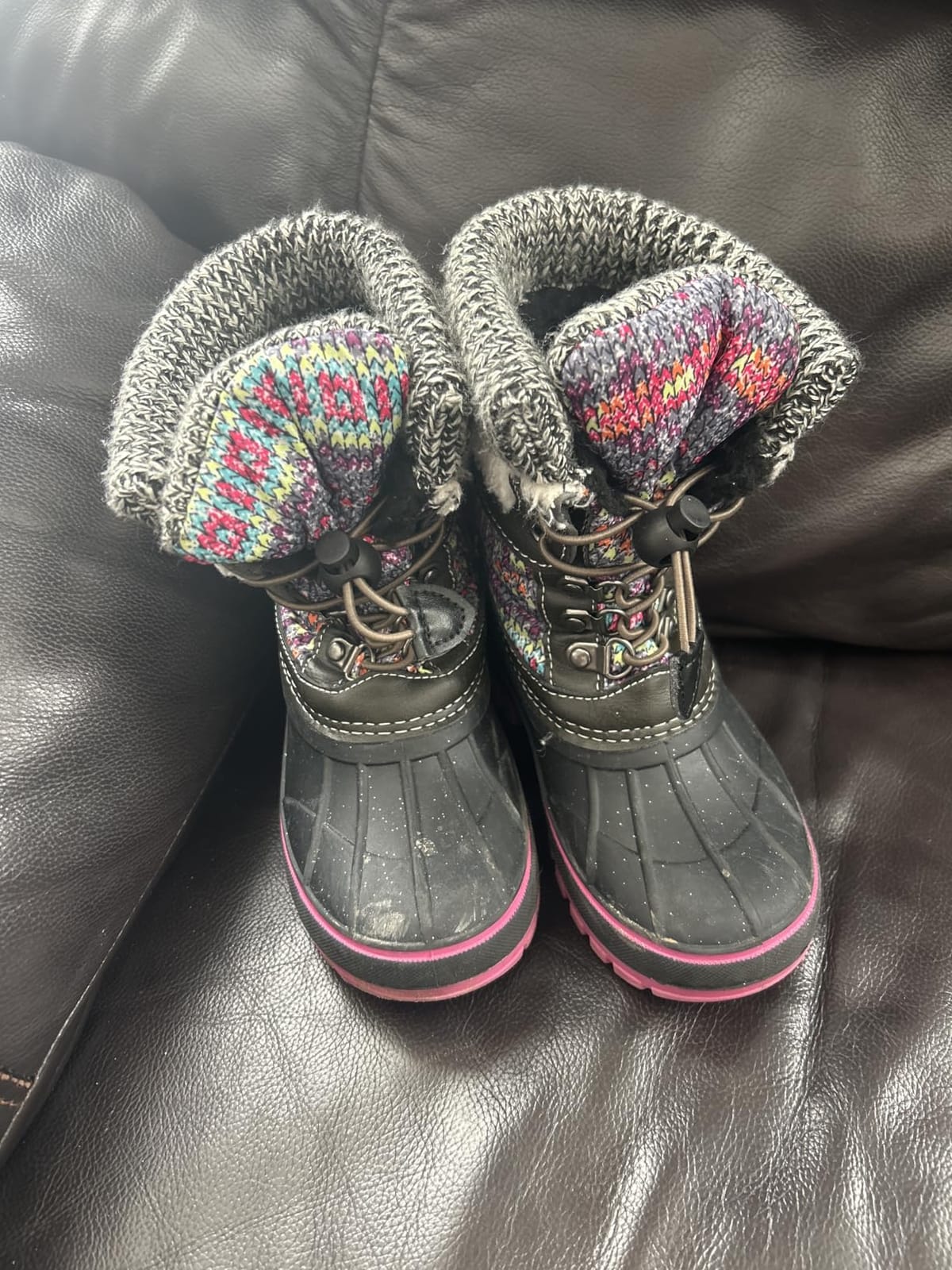 DREAM PAIRS Unisex Snow Waterproof Winter Boots customer photo 2