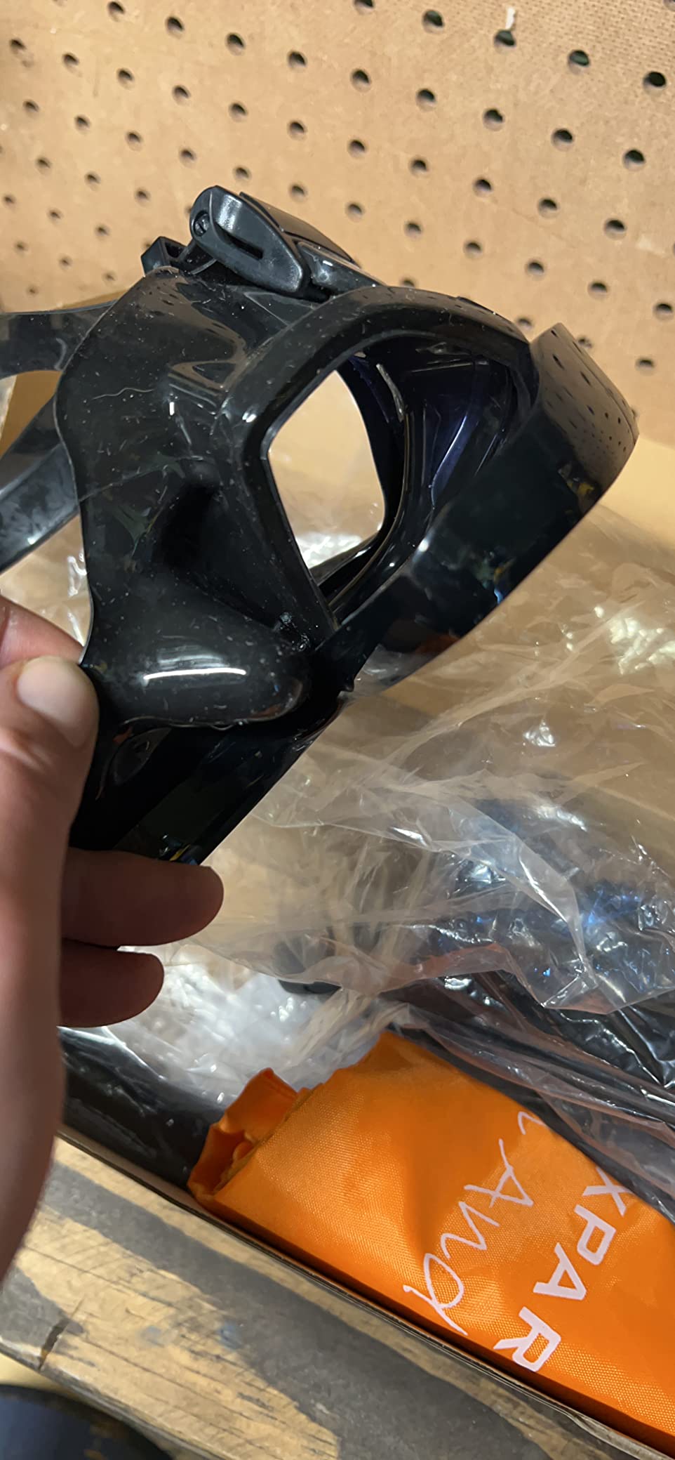 Snorkel Set Adults, Snorkel Mask and Dual Drain Valve Dry Snorkel customer photo 1