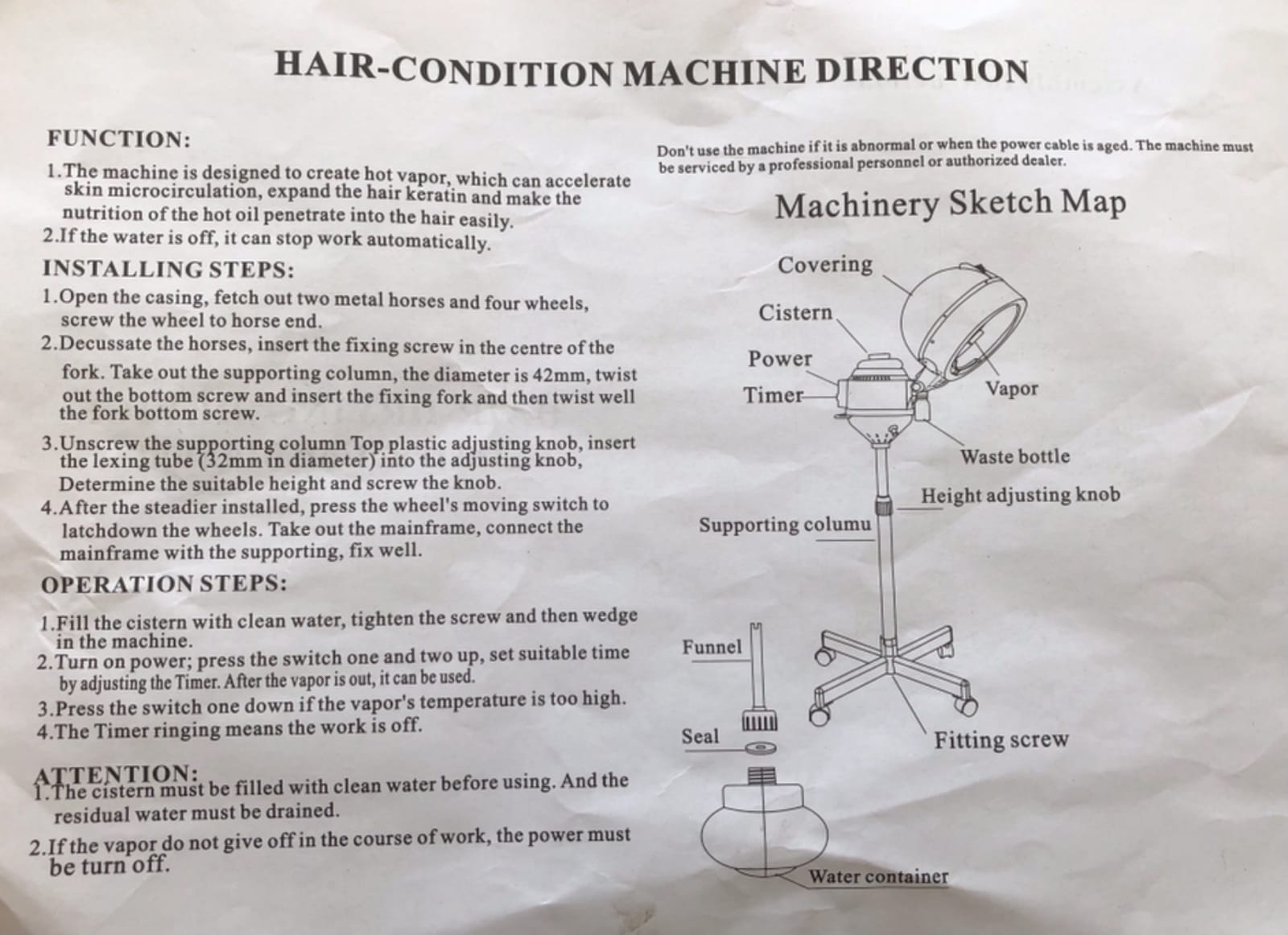 Artist hand Professional Hair Steamer for Deep Conditioning, Height-Adjustable Standing Hair Steamer with Timer, Hairdressing Care Hood Color Processor Beauty Salon Home customer photo 1