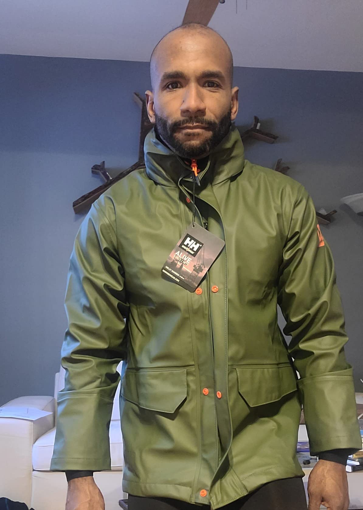 Helly Hansen Gale Men's Rain Jacket, Waterproof, Stretch Fit, Hiking Jacket customer photo 2