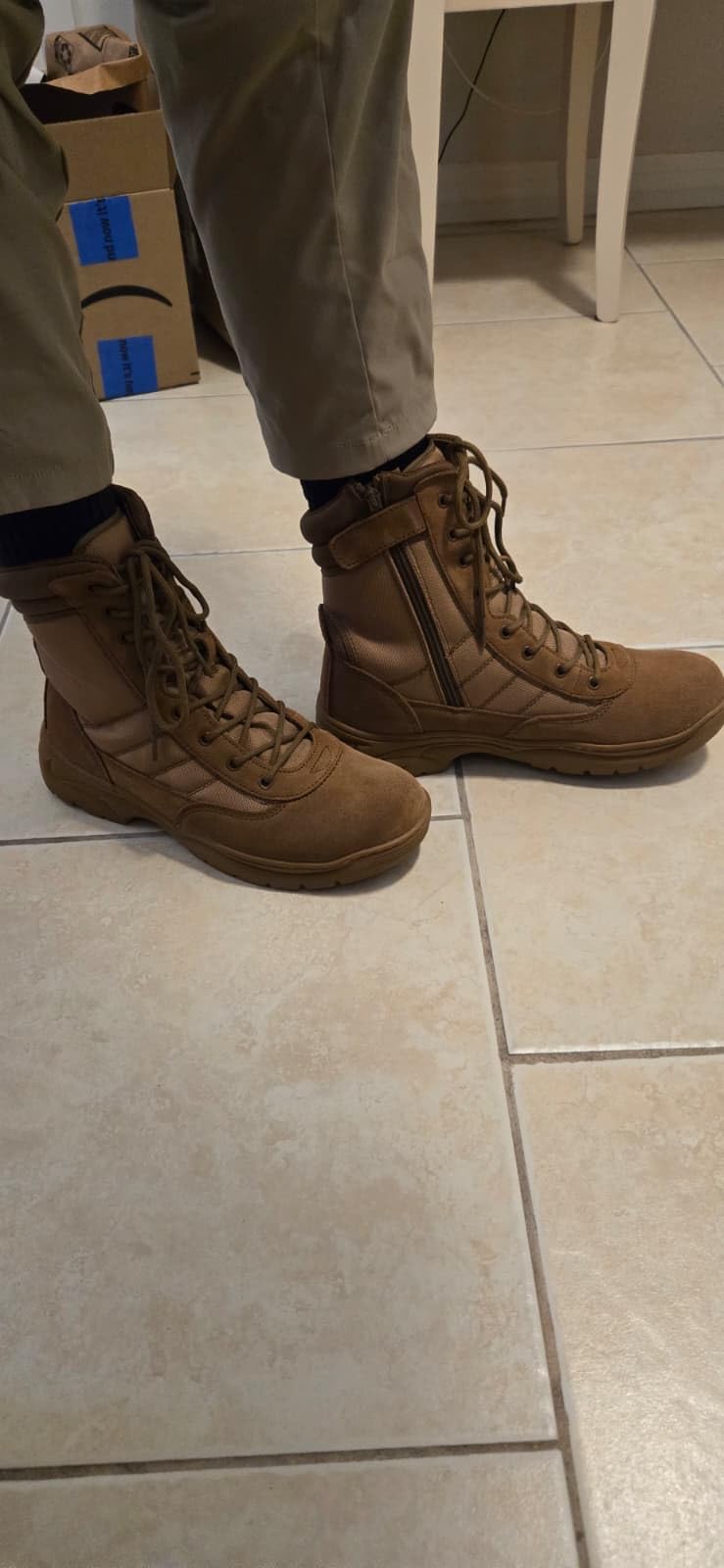 NORTIV 8 Men's Military Tactical Work Boots customer photo 1