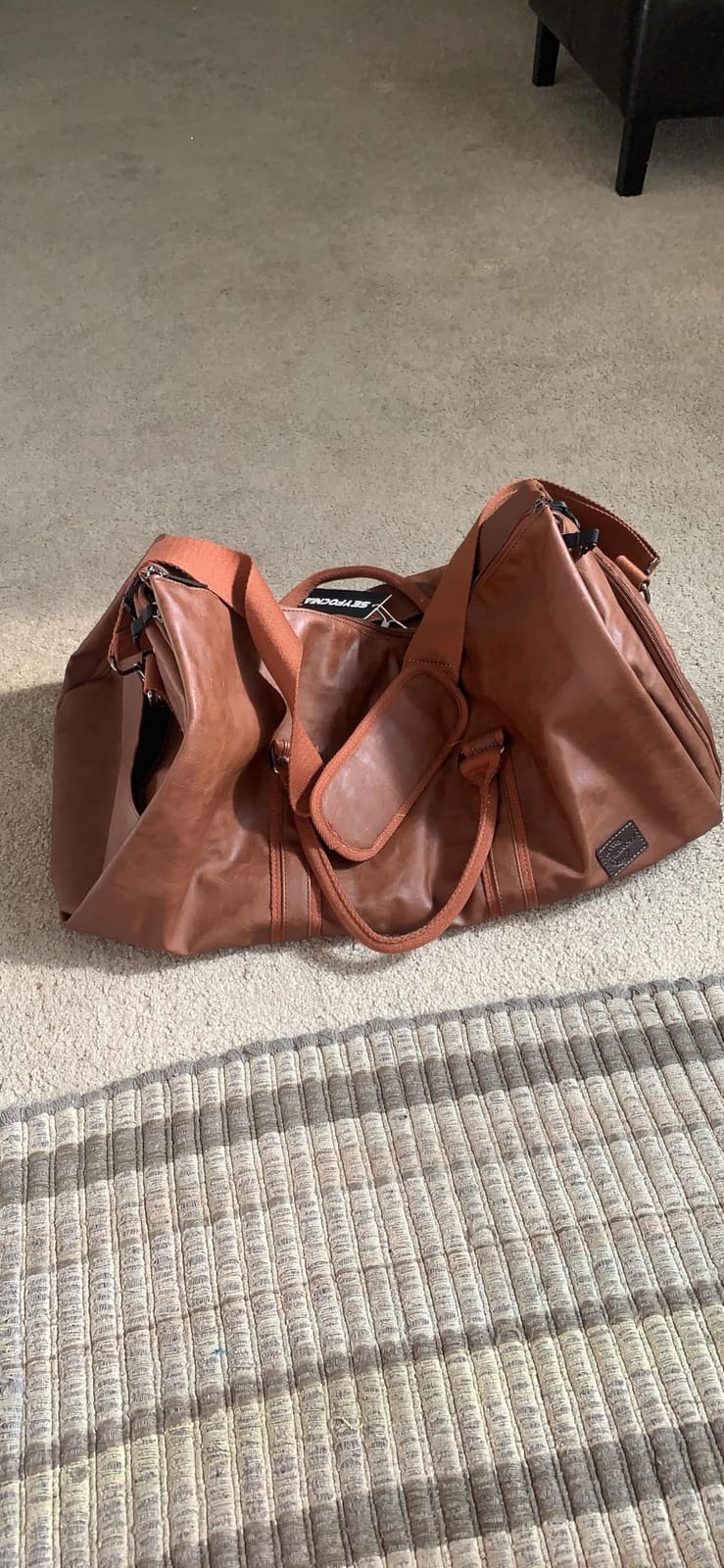 seyfocnia Convertible Travel Garment Bag,Carry on Garment Duffel Bag for Men Women - 2 in 1 Hanging Suitcase Suit Business Travel Bag customer photo 2