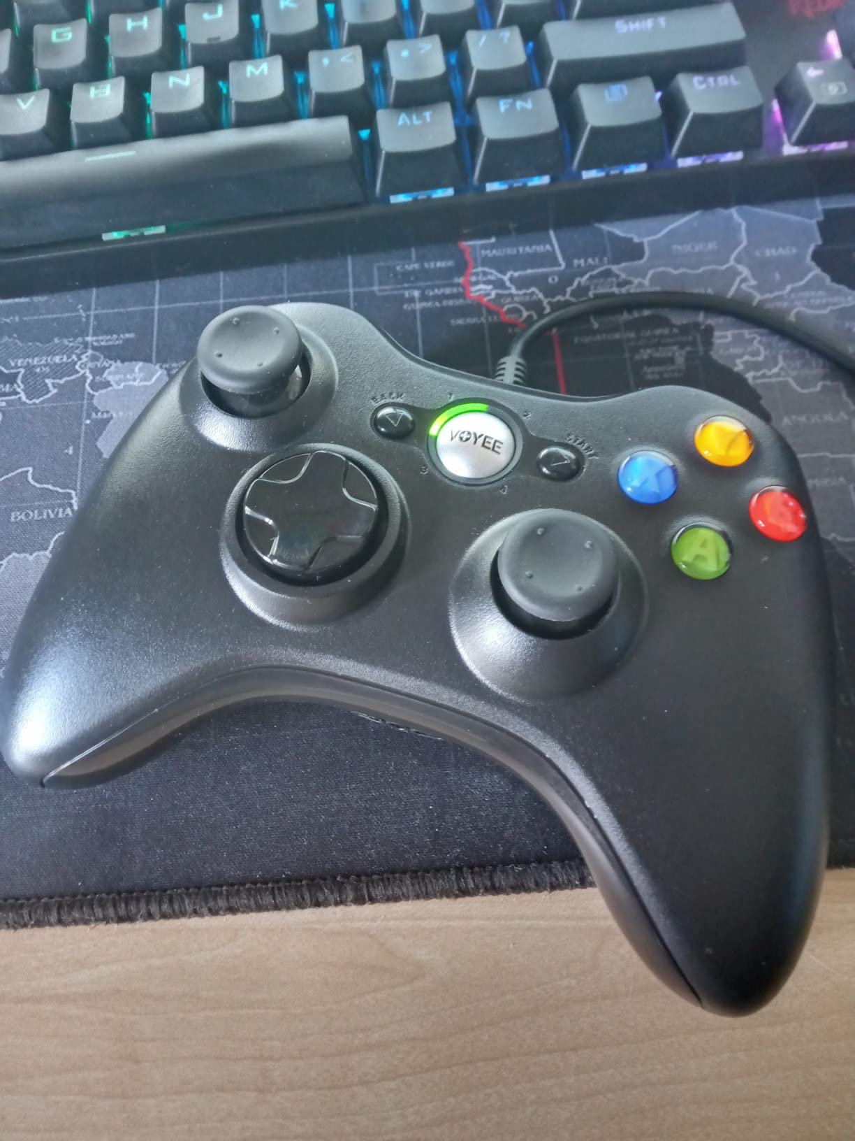VOYEE PC Controller, Wired Compatible with Xbox 360 & Slim/Windows 10/8/7 customer photo 2