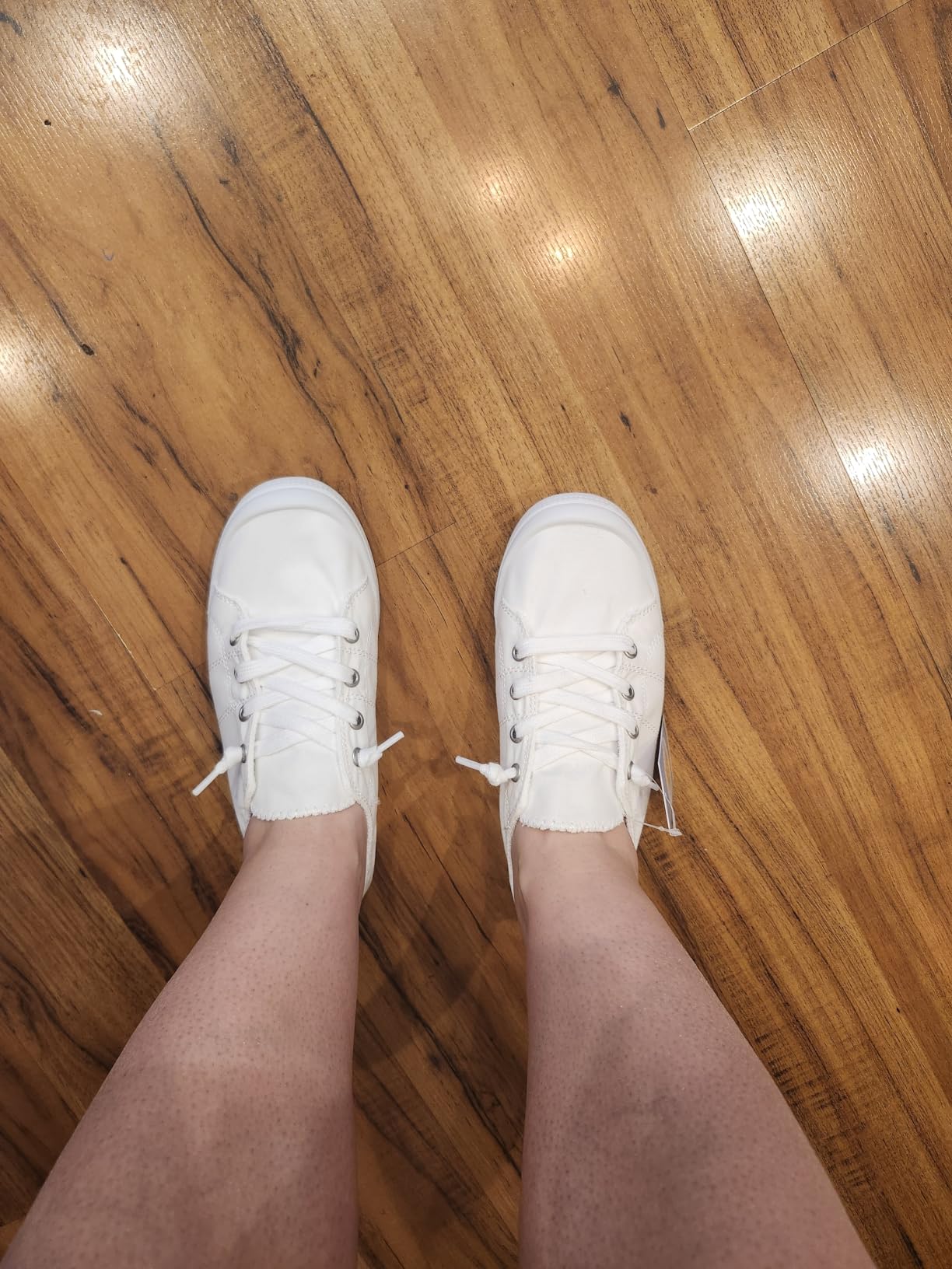 Women's Slip-On Canvas Sneakers, Low Top Walking Shoes customer photo 1