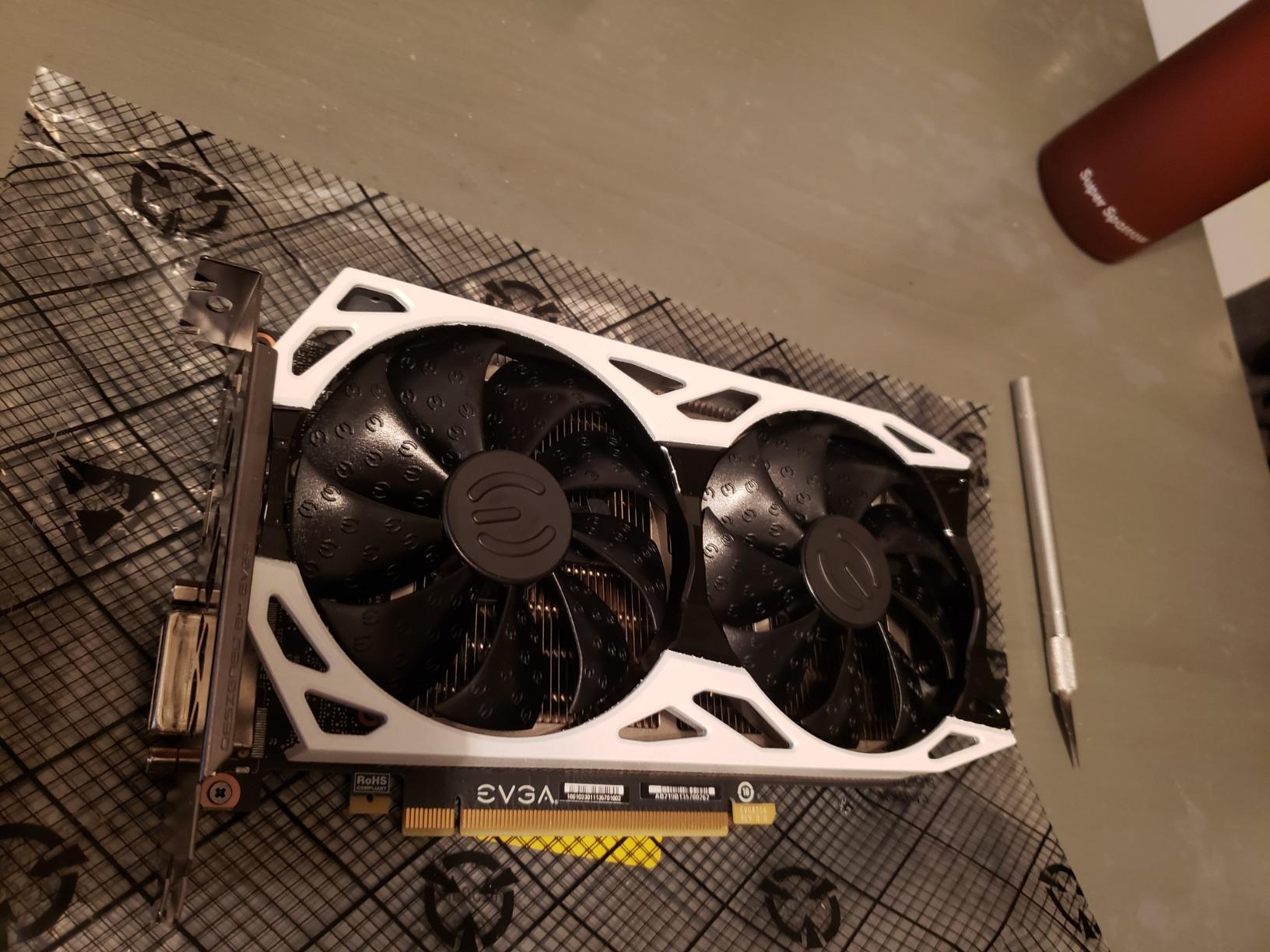 EVGA GeForce GTX 1650 Super SC Ultra Gaming, 4GB GDDR6, Dual Fan, Metal Backplate, 04G-P4-1357-KR customer photo 2