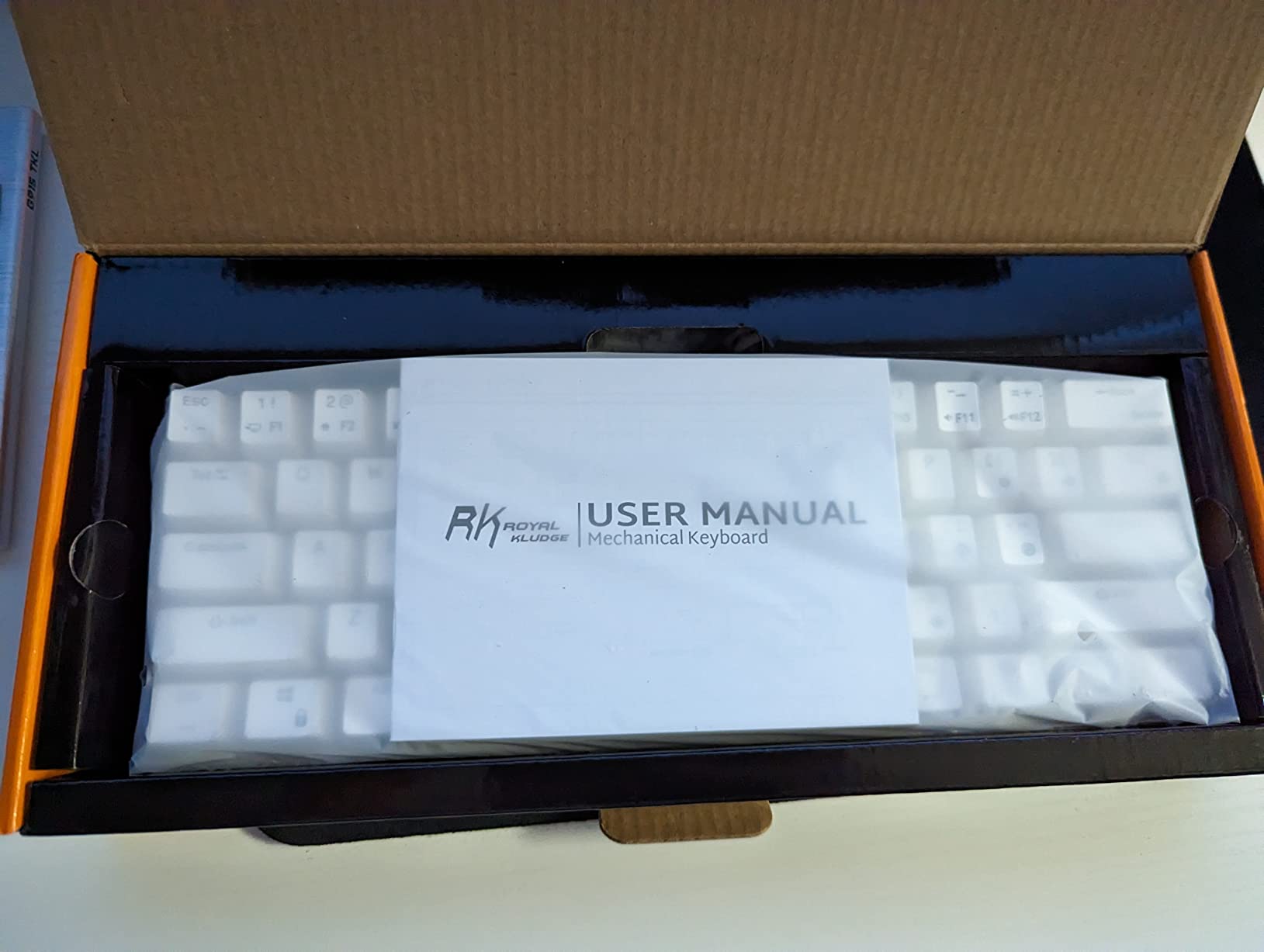 RK ROYAL KLUDGE RK61 Wired 60% Mechanical Gaming Keyboard Programmable QMK/VIA RGB Backlit 61 Keys Ultra-Compact Hot Swappable Blue Switch Black customer photo 1