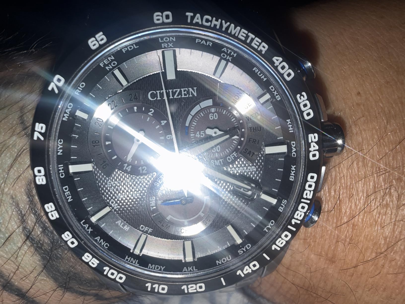 Citizen Men's Eco-Drive Sport Luxury PCAT Chronograph Watch customer photo 1