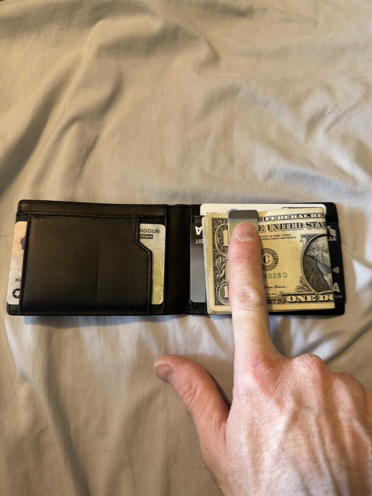 SERMAN BRANDS Money Clip Wallet - Mens Wallets slim Front Pocket RFID Blocking Card Holder Minimalist Mini Bifold customer photo 2