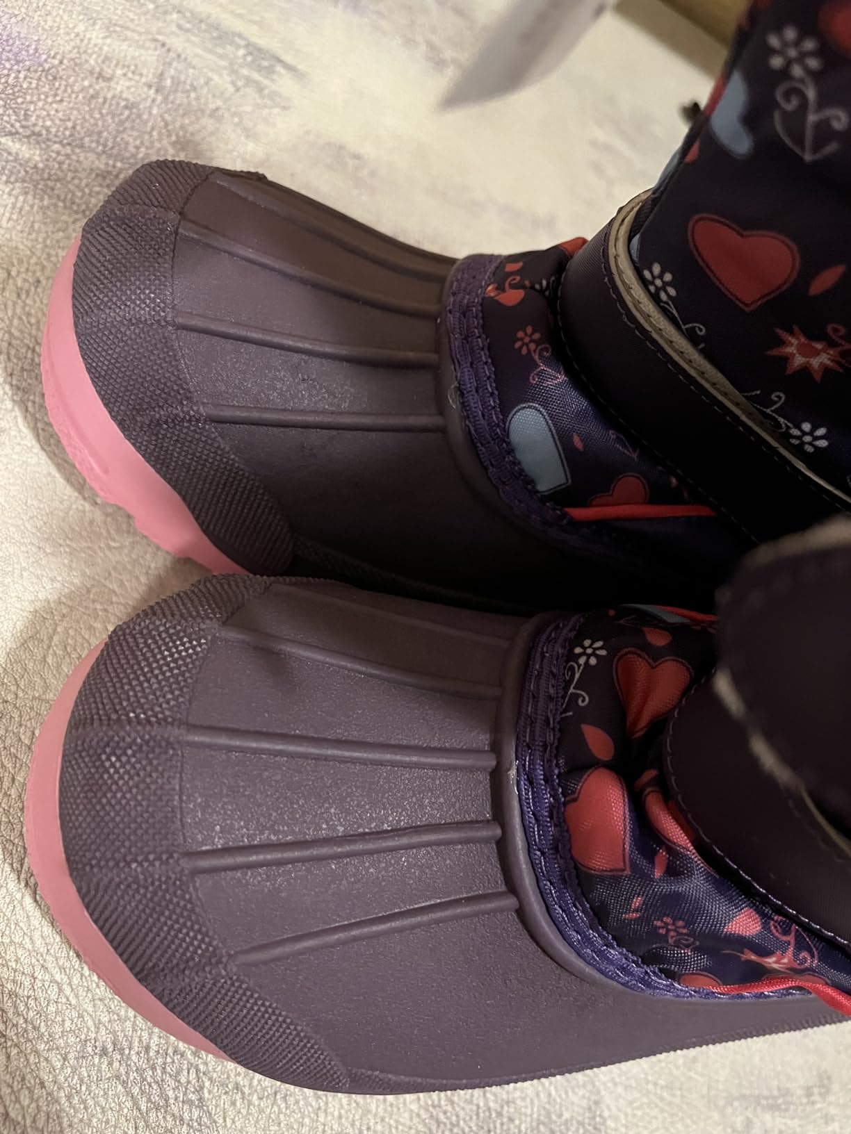 CIOR Kids Waterproof Winter Snow Boots,Warm Fur Lined customer photo 1