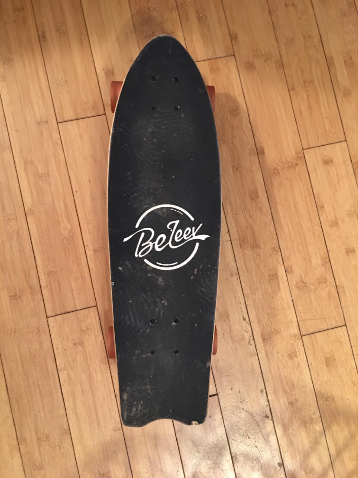 BELEEV Cruiser Skateboards for Beginners, 27 x 8 inch Complete Skateboard for Kids Teens Adults, 7 Ply Canadian Maple Double Kick Deck Concave Skateboard with Skate T-Tool customer photo 1