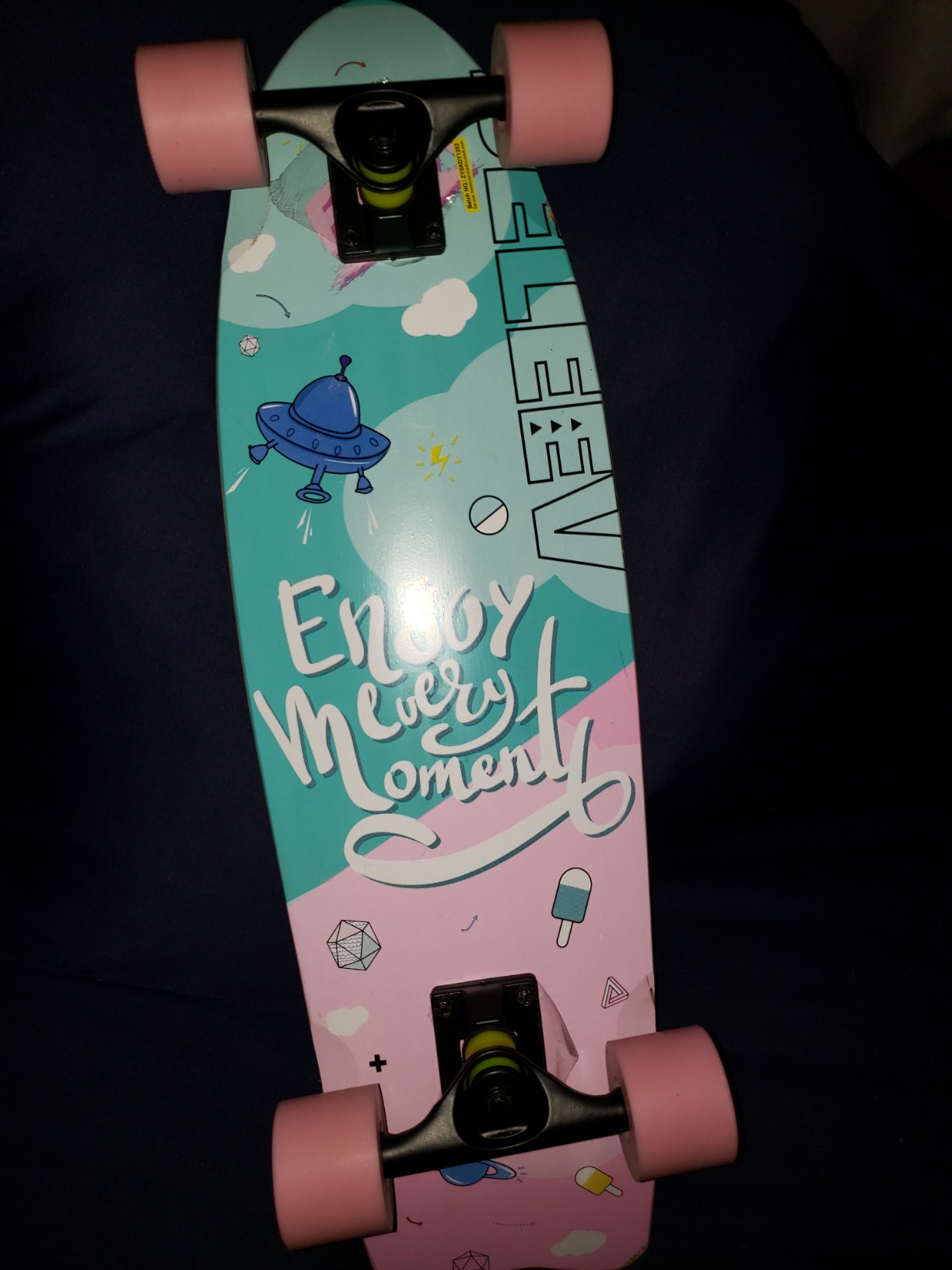 BELEEV Cruiser Skateboards for Beginners, 27 x 8 inch Complete Skateboard for Kids Teens Adults, 7 Ply Canadian Maple Double Kick Deck Concave Skateboard with Skate T-Tool customer photo 2