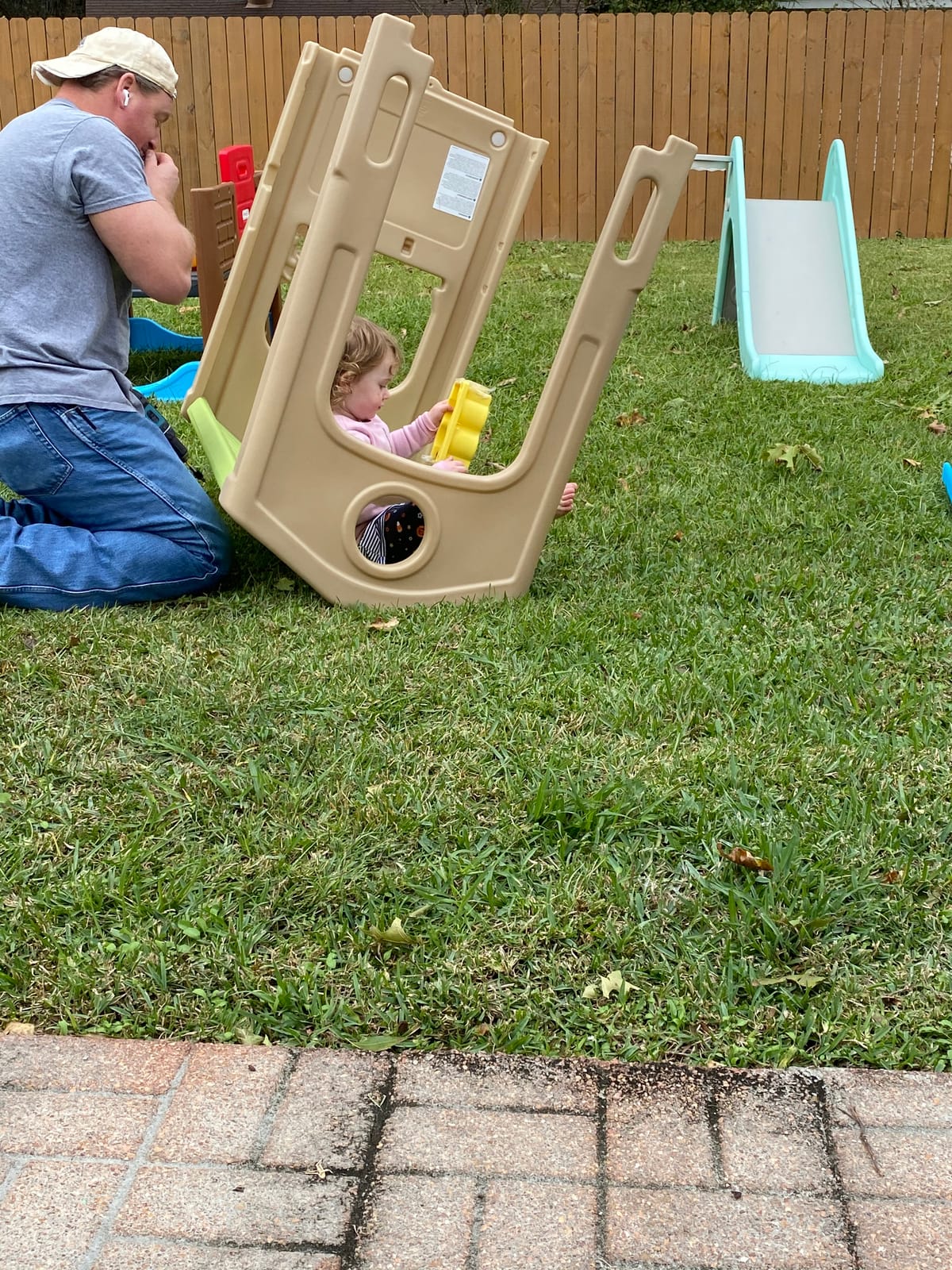 Simplay3 Young Explorers Discovery Playhouse - Indoor or Outdoor Clubhouse and Activity Playset for Toddlers and Kids, Made in USA customer photo 2